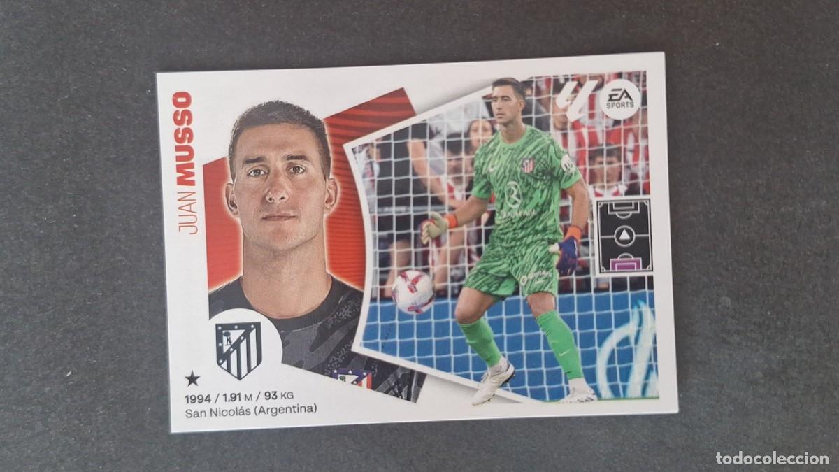 Cromos de f&uacute;tbol: L3 MUSSO ATLETICO DE MADRID COLOCA LIGA ESTE 2024 2025 24 25 SIN PEGAR NUNCA PEGADO