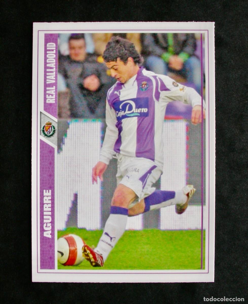 Cromos de f&uacute;tbol: 1200 AGUIRRE VALLADOLID / FICHAS PLUS III / FICHAS DE LA LIGA 2007 2008 07 08 / MUNDICROMO