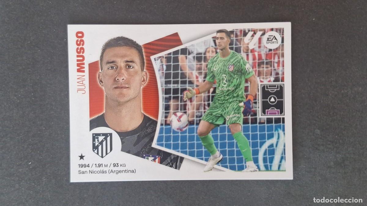 Cromos de f&uacute;tbol: L3 MUSSO ATLETICO DE MADRID COLOCA LIGA ESTE 2024 2025 24 25 SIN PEGAR NUNCA PEGADO