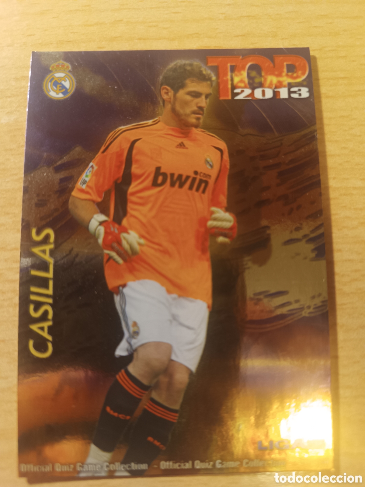Cromos de f&uacute;tbol: 0541 541 IKER CASILLAS REAL MADRID TOP 2013 LILA MUNDICROMO 2012 2013 12 13