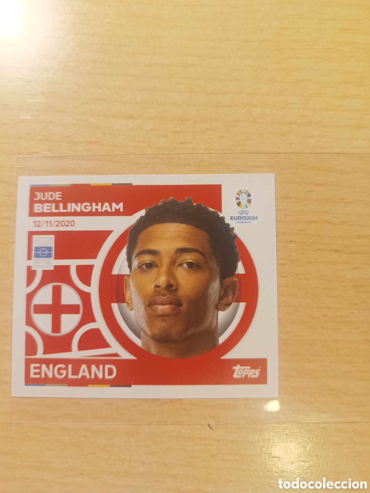 Cromos de f&uacute;tbol: ENG 16 ENG16 JUDE BELLINGHAM ENGLAND INGLATERRA TOPPS EURO 2024 24 GERMANY STICKERS