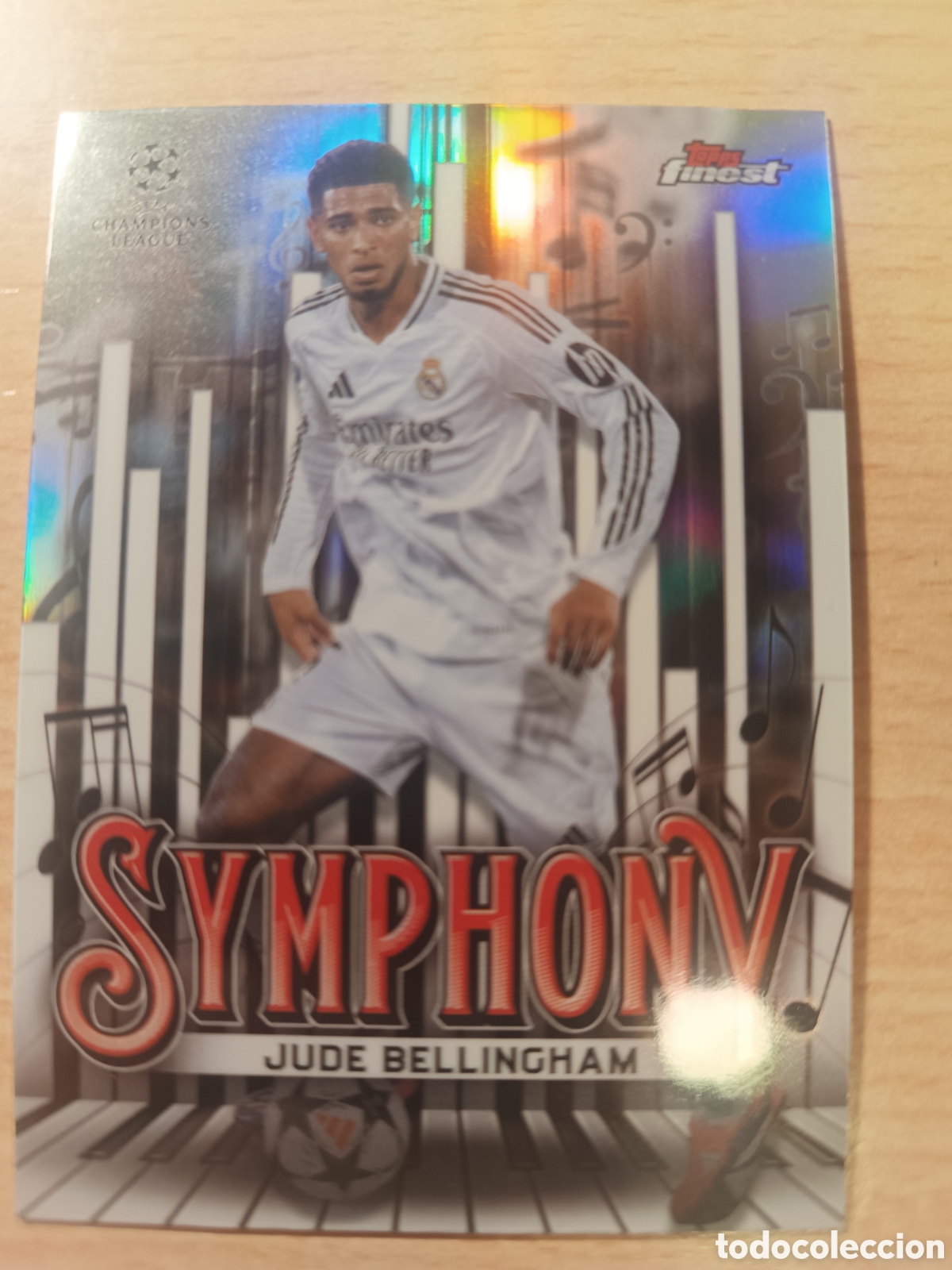 Cartes &agrave; collectionner de Football: SY-13 JUDE BELLINGHAM SYMPHONY REAL MADRID TOPPS FINEST 2024 2025 24 25