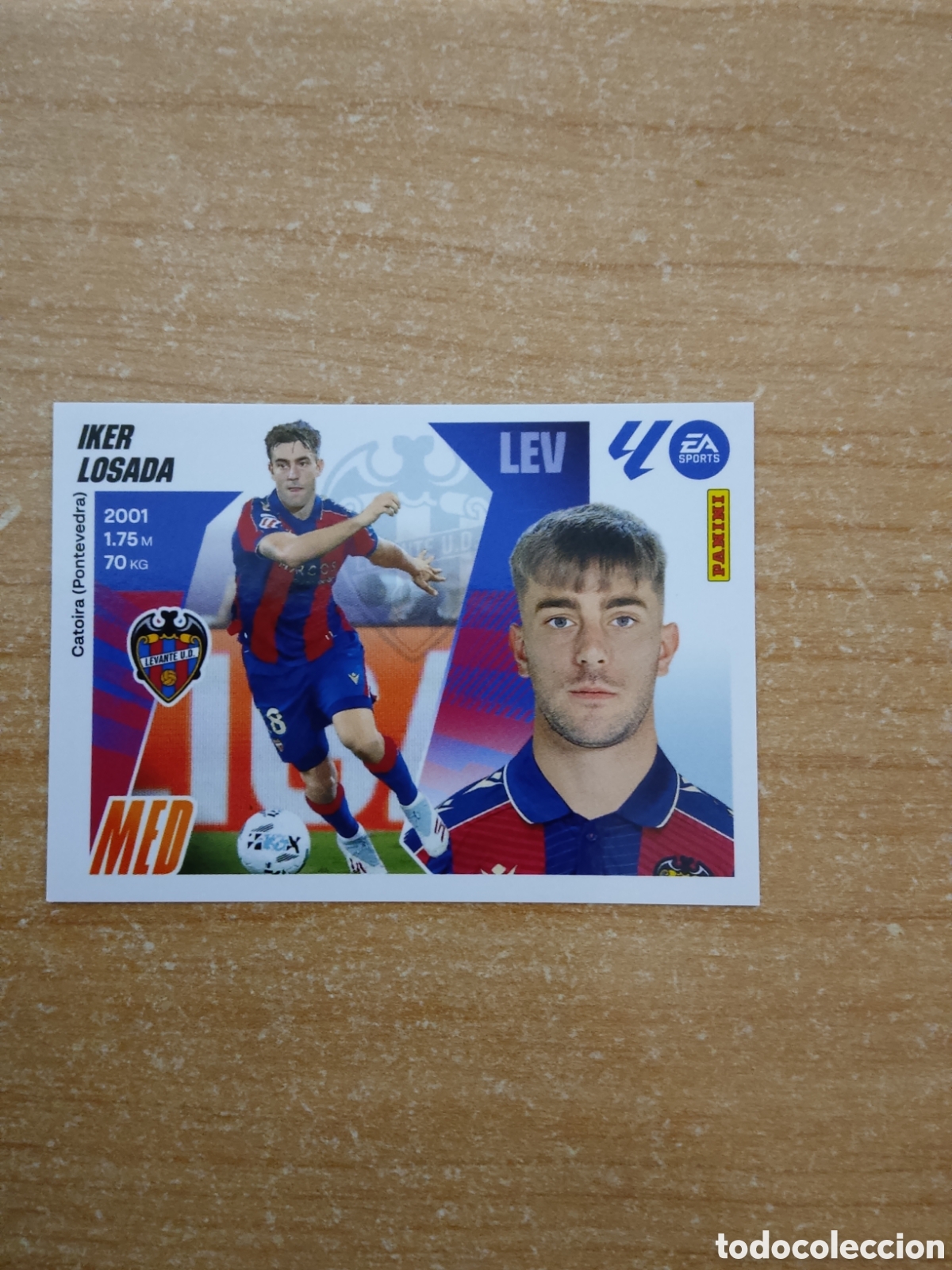 Cromos de f&uacute;tbol: 13 BIS IKER LOSADA LEVANTE LIGA ESTE 2025 2026
