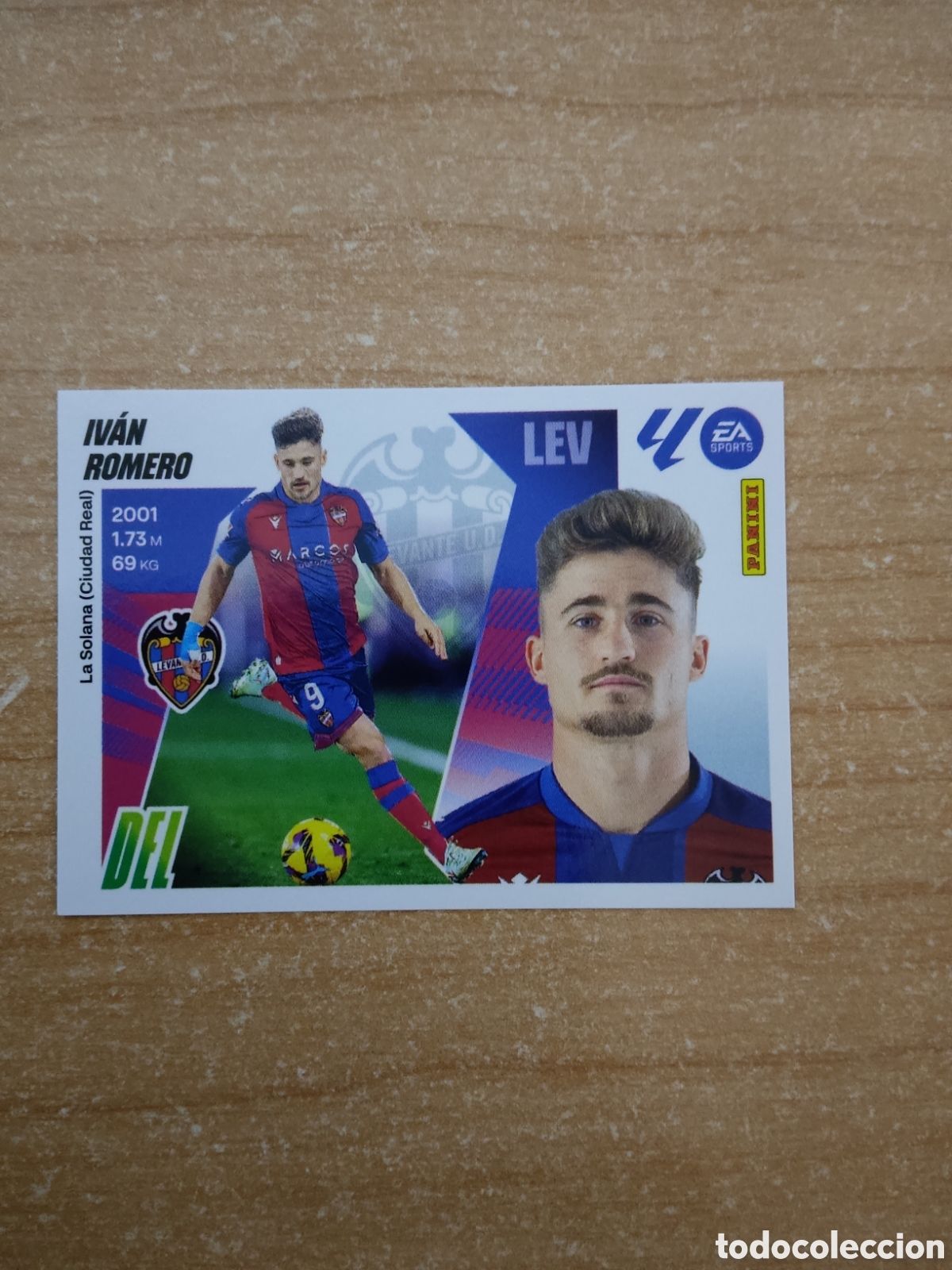 Cromos de f&uacute;tbol: 17 IVAN ROMERO LEVANTE LIGA ESTE 2025 2026