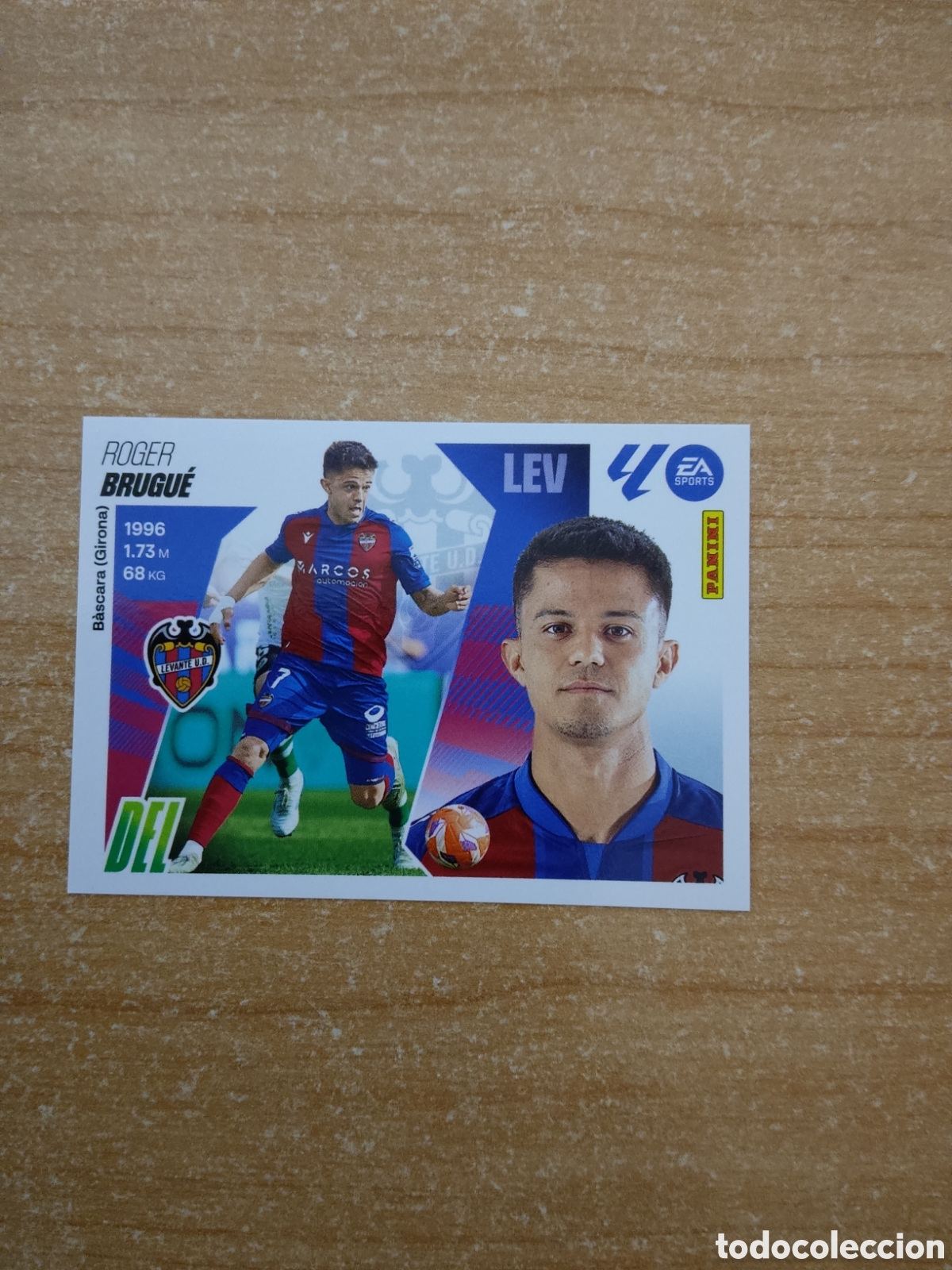Cromos de f&uacute;tbol: 20 BRUGUE LEVANTE LIGA ESTE 2025 2026