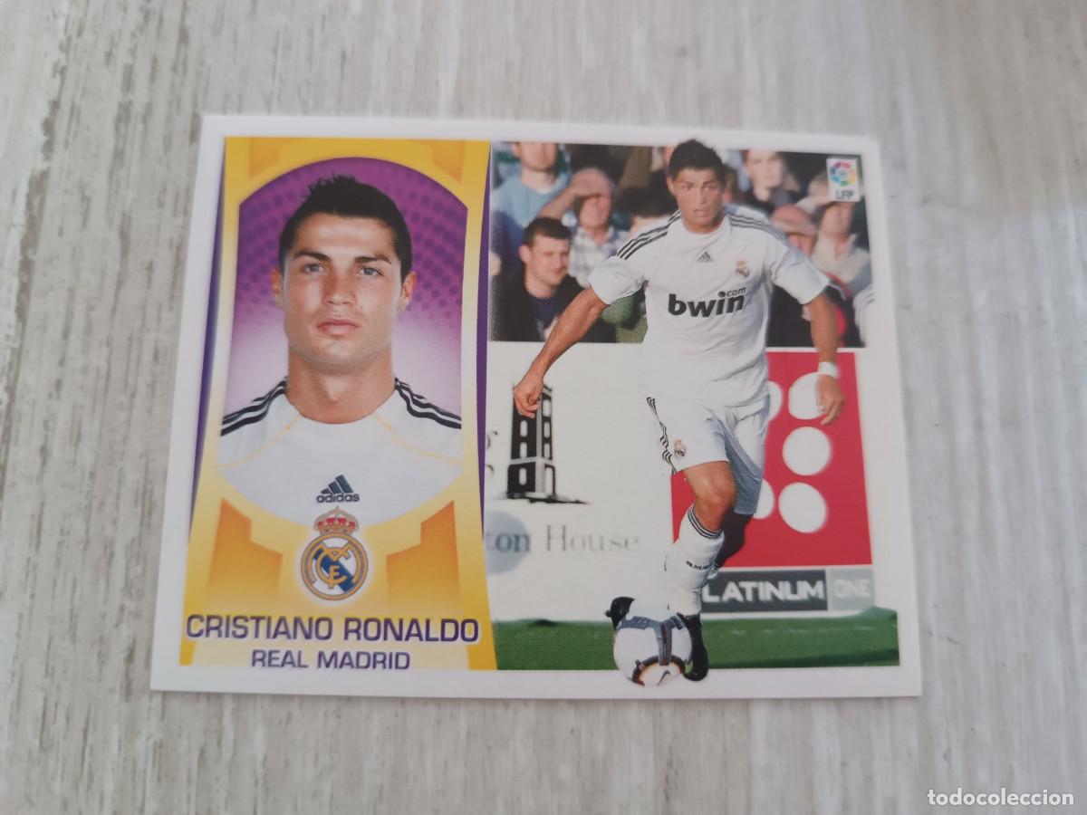 Cromos de f&uacute;tbol: CRISTIANO RONALDO FICHAJE 2 VERSI&Oacute;N LIGA ESTE 2009 2010 09 10. NUNCA PEGADO.