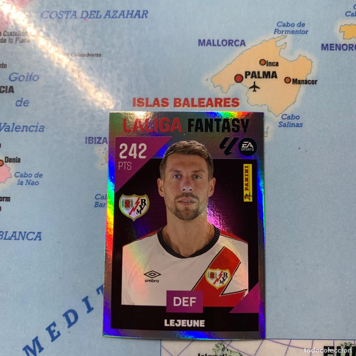 Cromos de f&uacute;tbol: Lejeune liga Fantasy n&uacute;mero 3 Del Rayo Vallecano cromo de la liga este 26-27 2026-2027