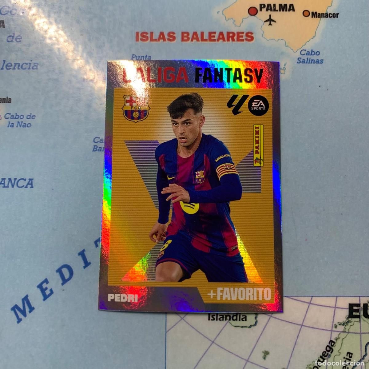 Cromos de f&uacute;tbol: Pedri liga Fantasy n&uacute;mero 7 Del Barcelona cromo de la liga este 26-27 2026-2027