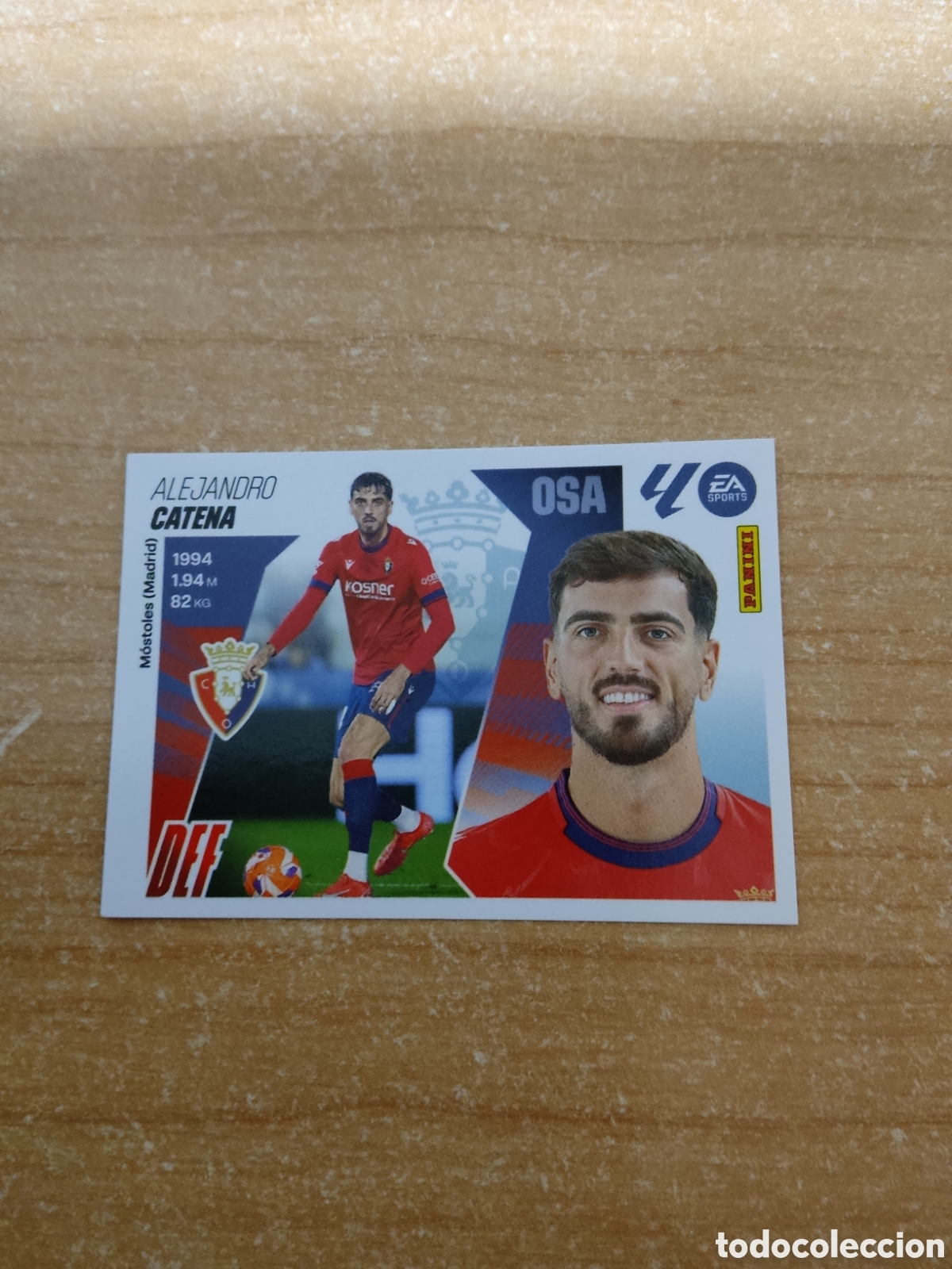 Cromos de f&uacute;tbol: 6 CATENA OSASUNA LIGA ESTE 2025 2026