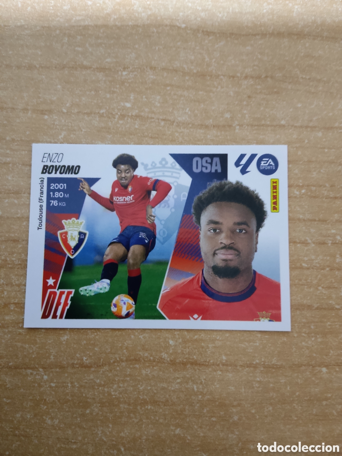 Cromos de f&uacute;tbol: 7 BOYOMO OSASUNA LIGA ESTE 2025 2026