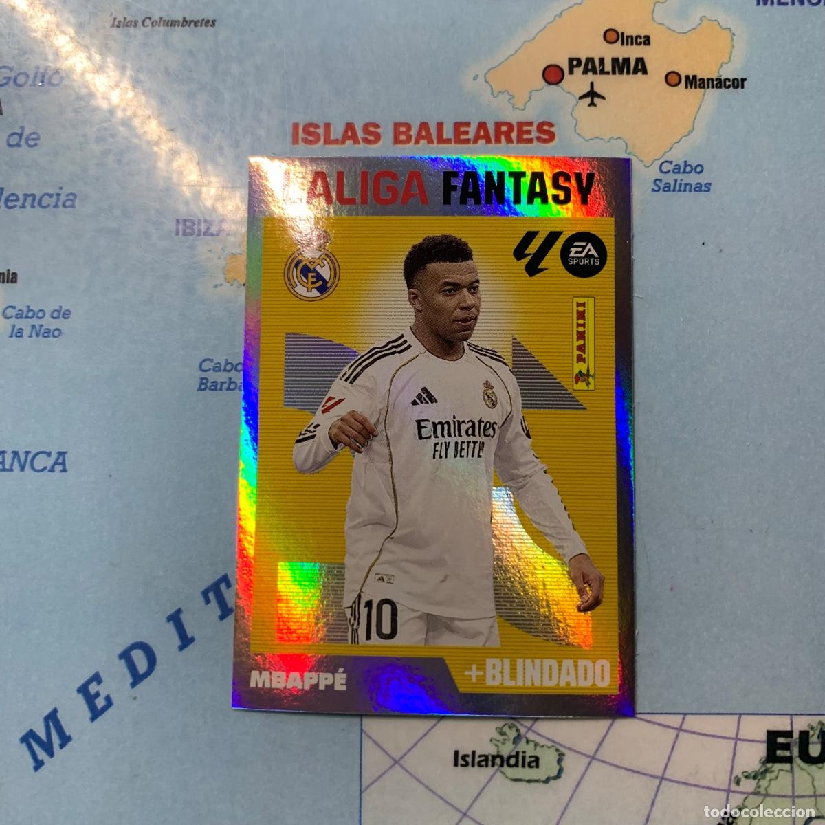 Cromos de f&uacute;tbol: Mbappe liga Fantasy n&uacute;mero 9 Del Real Madrid cromo de la liga este 26-27 2026-2027