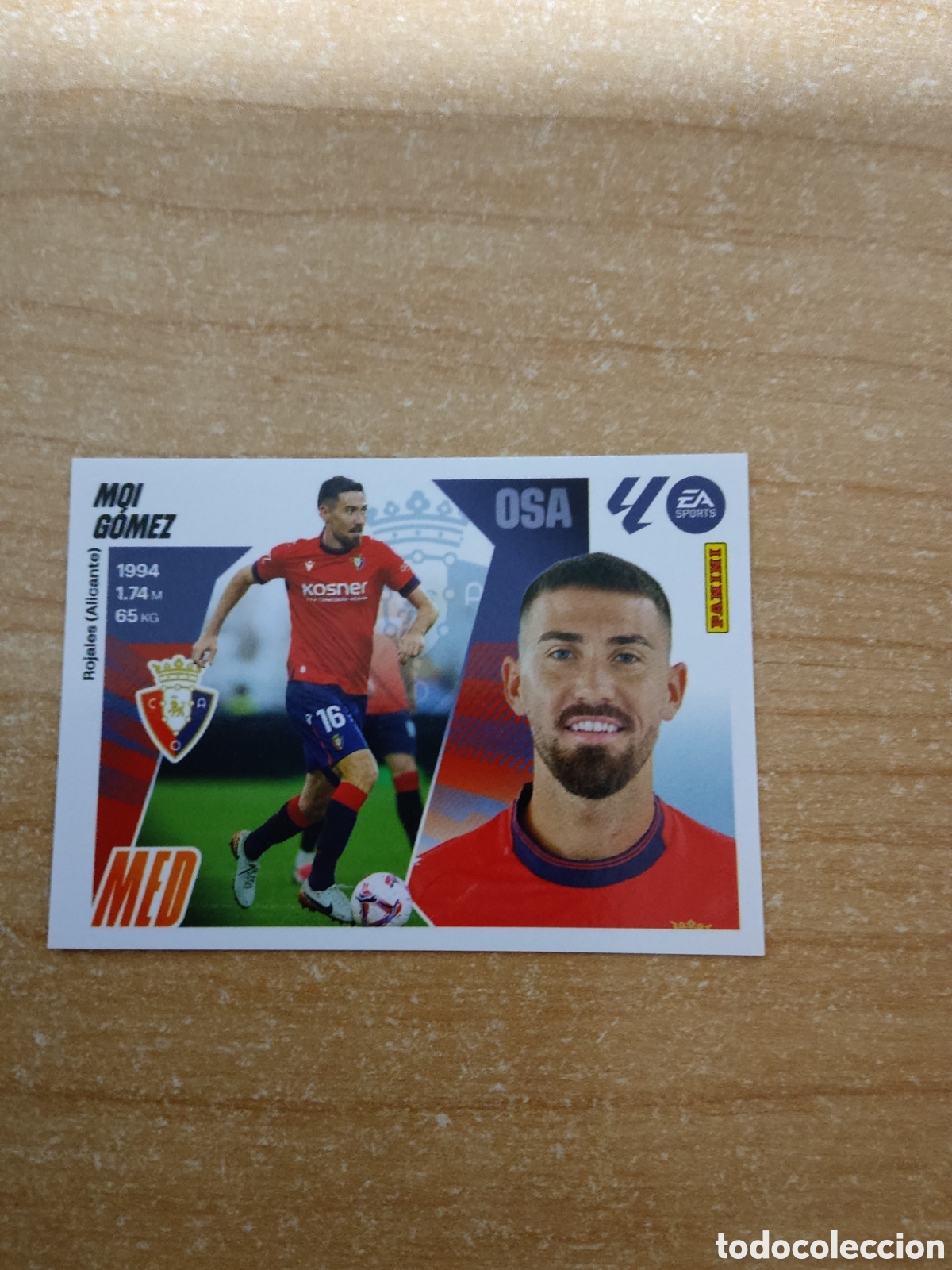 Cromos de f&uacute;tbol: 15 MOI GOMEZ OSASUNA LIGA ESTE 2025 2026