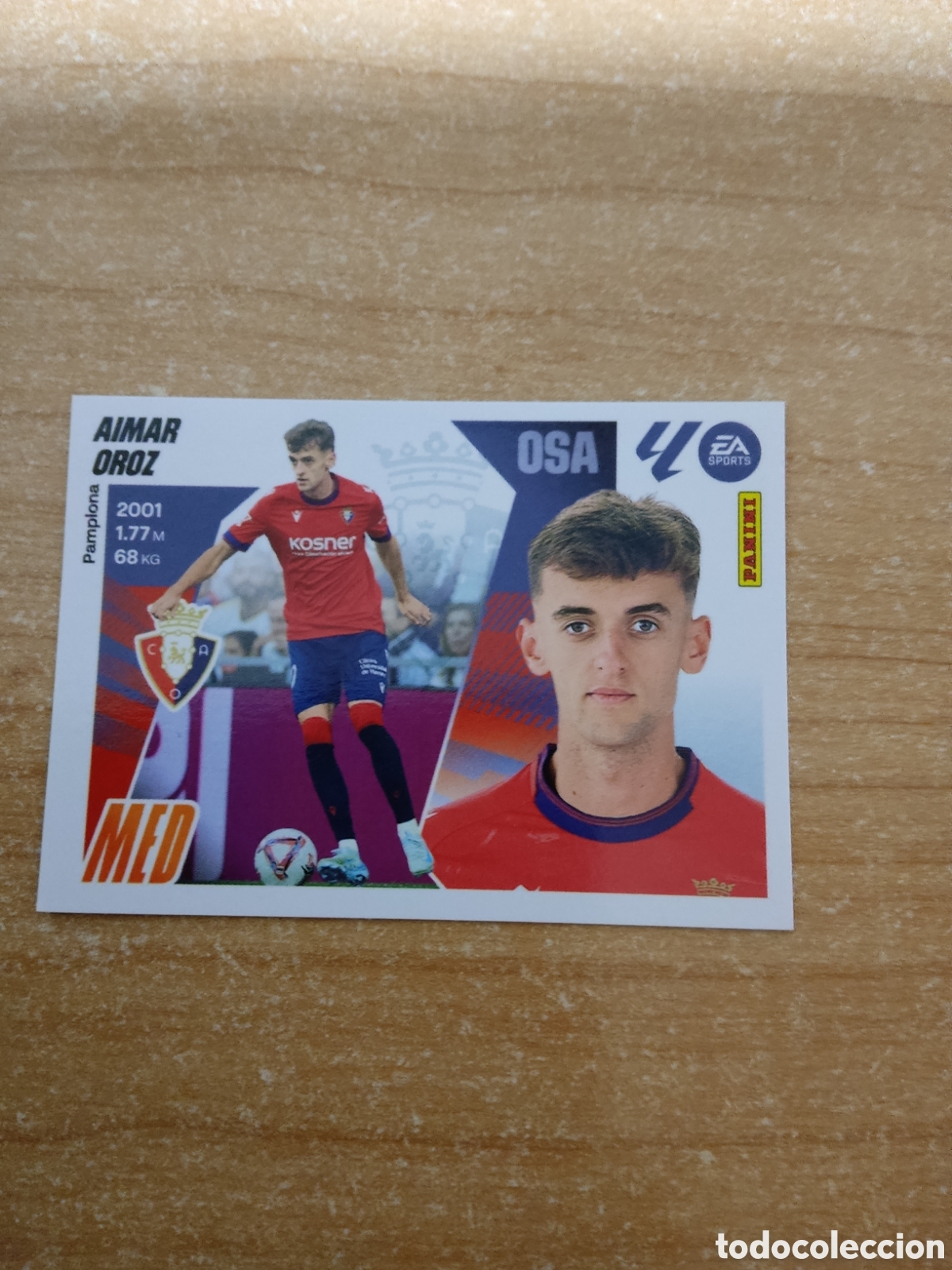 Cromos de f&uacute;tbol: 16 AIMAR OROZ OSASUNA LIGA ESTE 2025 2026