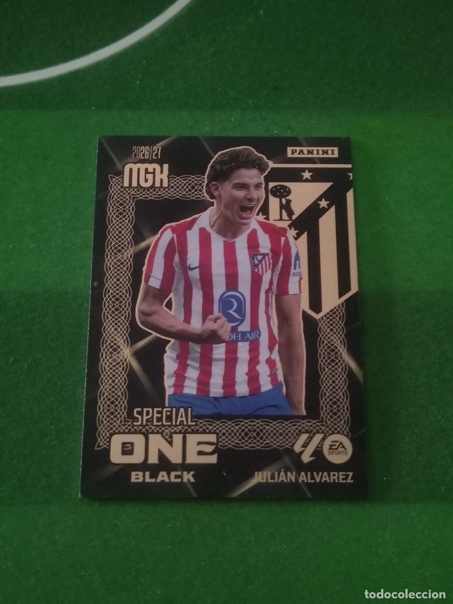 Cromos de f&uacute;tbol: Juli&aacute;n &Aacute;lvarez Atl&eacute;tico de Madrid Special One Black Megacracks 2026/27 26/27