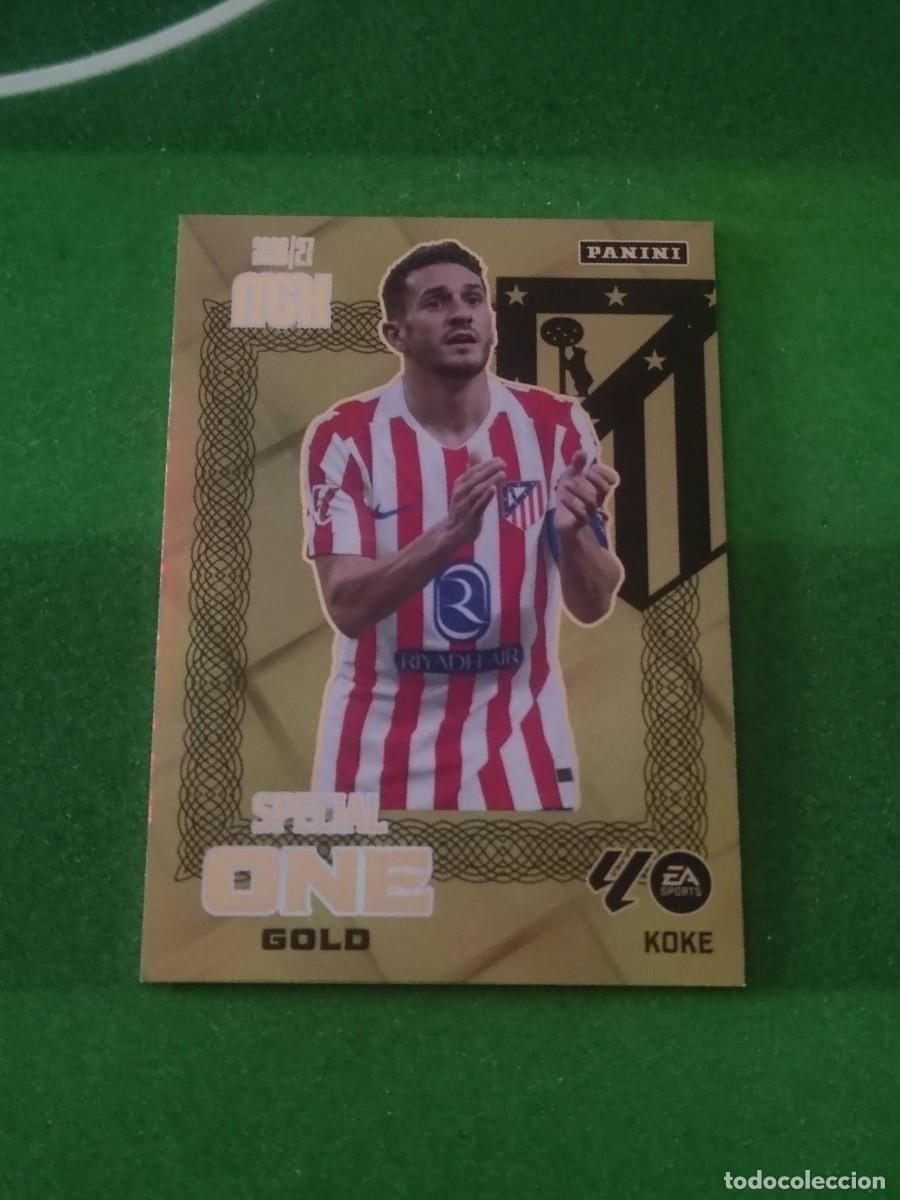 Cromos de f&uacute;tbol: Koke Atl&eacute;tico de Madrid Special One Gold Megacracks 2026/27 26/27