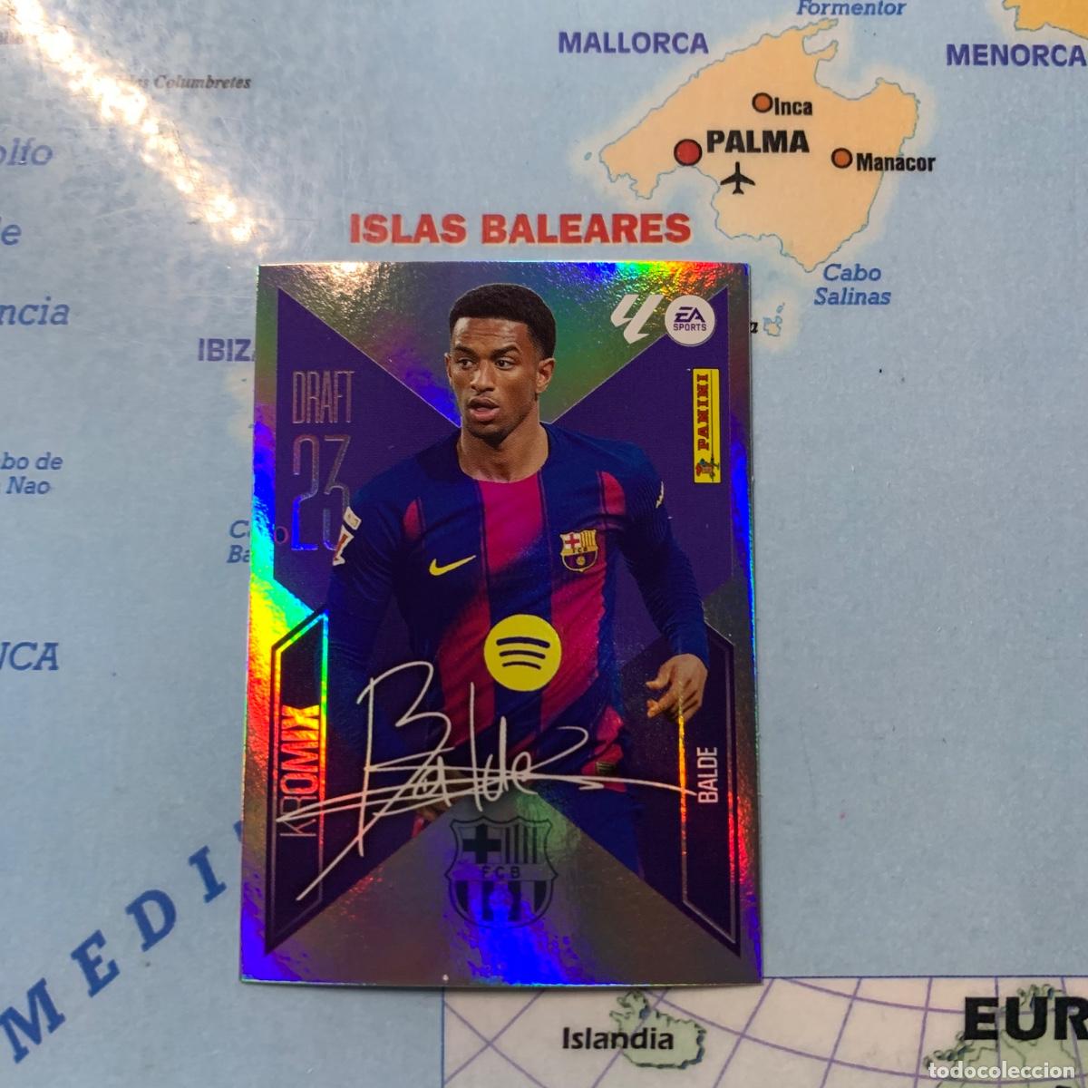 Cromos de f&uacute;tbol: Balde draft 23 Kromix n&uacute;mero k2 Del Barcelona cromo de la liga este 26-27 2026-2027
