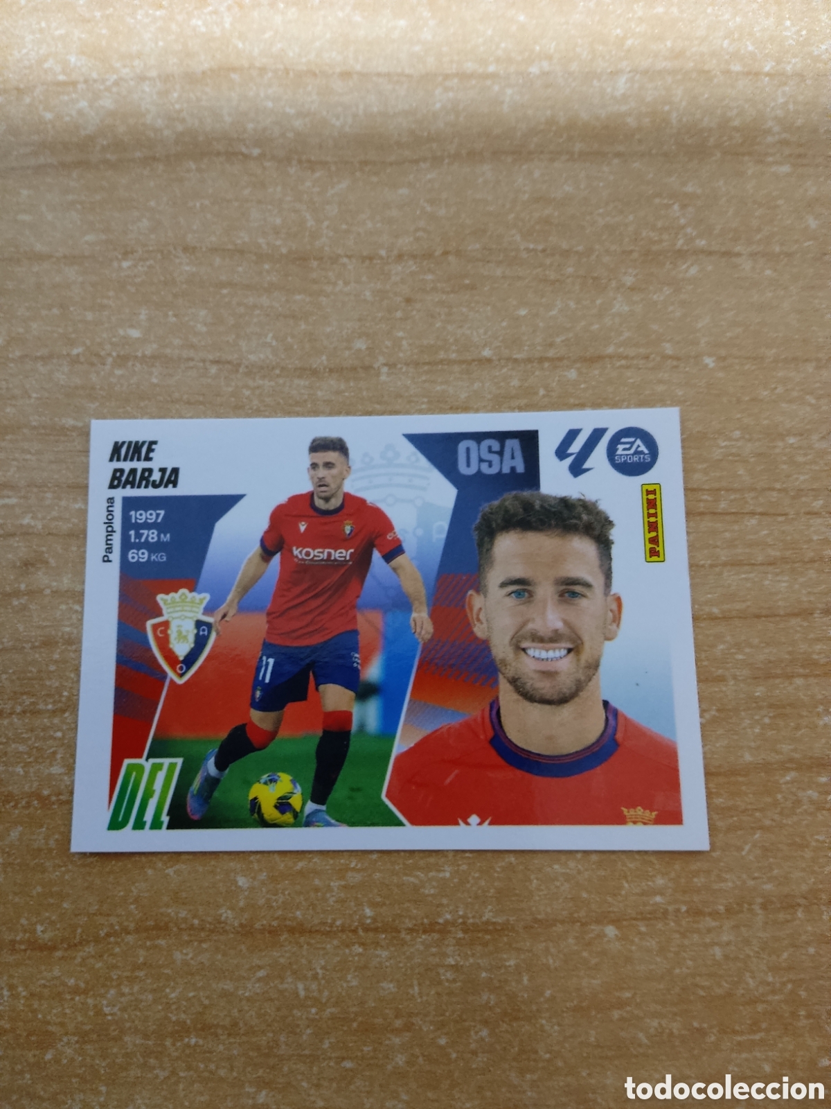 Cromos de f&uacute;tbol: 18 KIKE BARJA OSASUNA LIGA ESTE 2025 2026