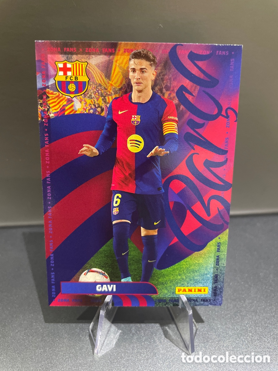 Cromos de f&uacute;tbol: Gavi 39 Zona Fans Panini Club FC Barcelona 2024