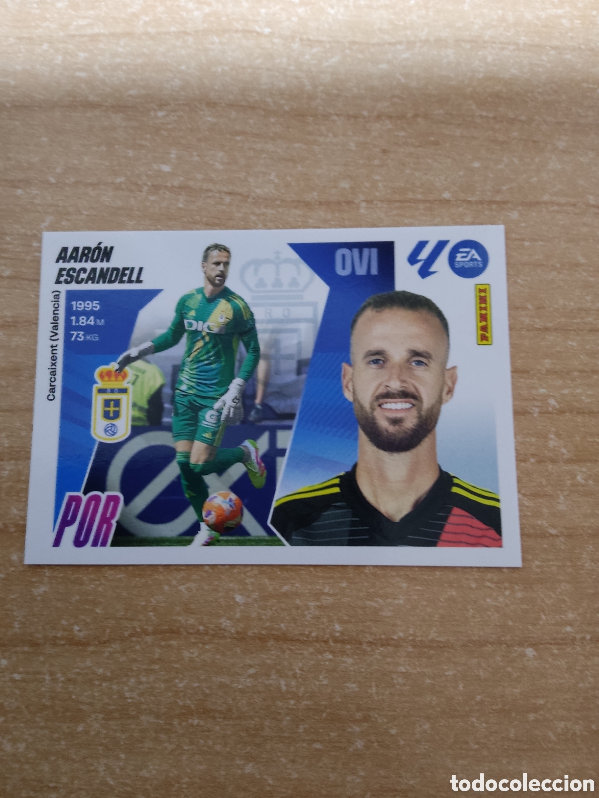 Cromos de f&uacute;tbol: 3 AARON ESCANDELL REAL OVIEDO LIGA ESTE 2025 2026
