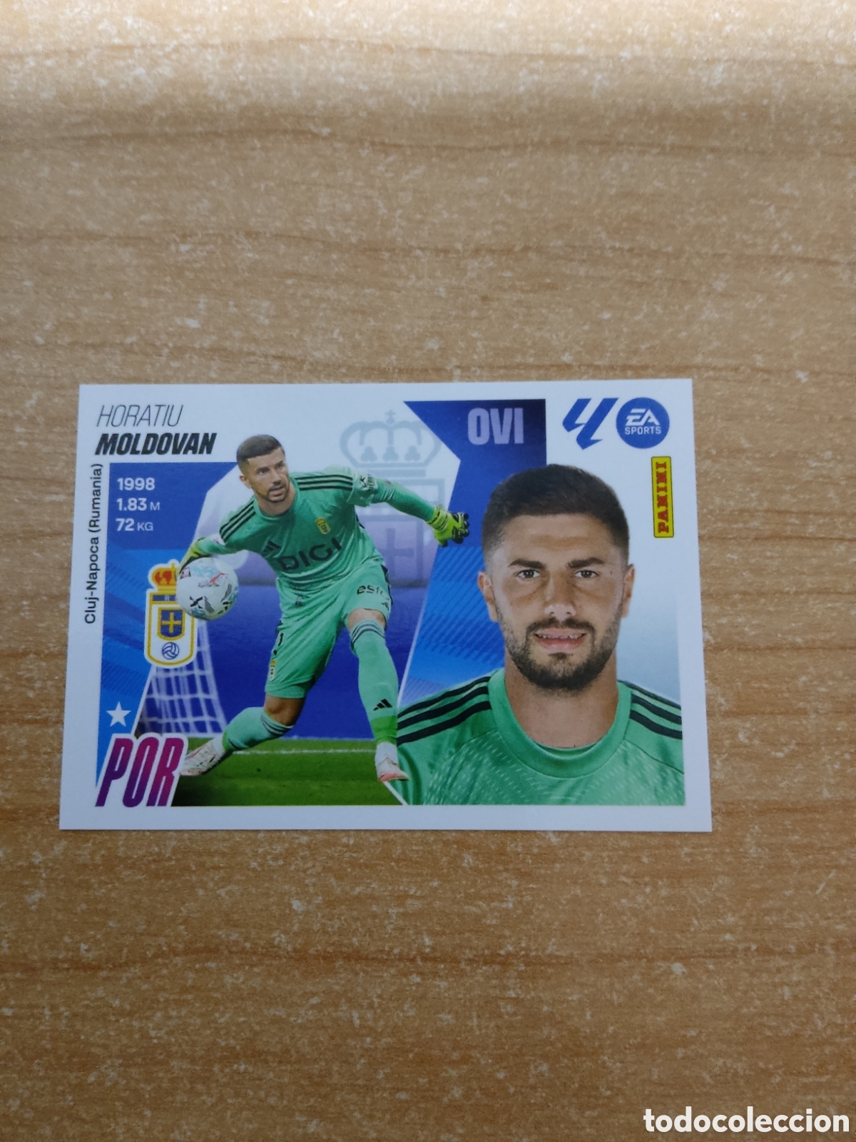 Cromos de f&uacute;tbol: 4 MOLDOVAN REAL OVIEDO LIGA ESTE 2025 2026