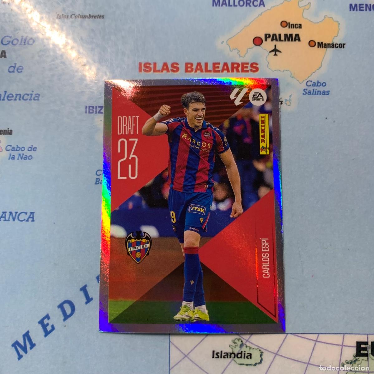 Cromos de f&uacute;tbol: Carlos Espi draft 23 n&uacute;mero 4 Del Levante cromo de la liga este 26-27 2026-2027