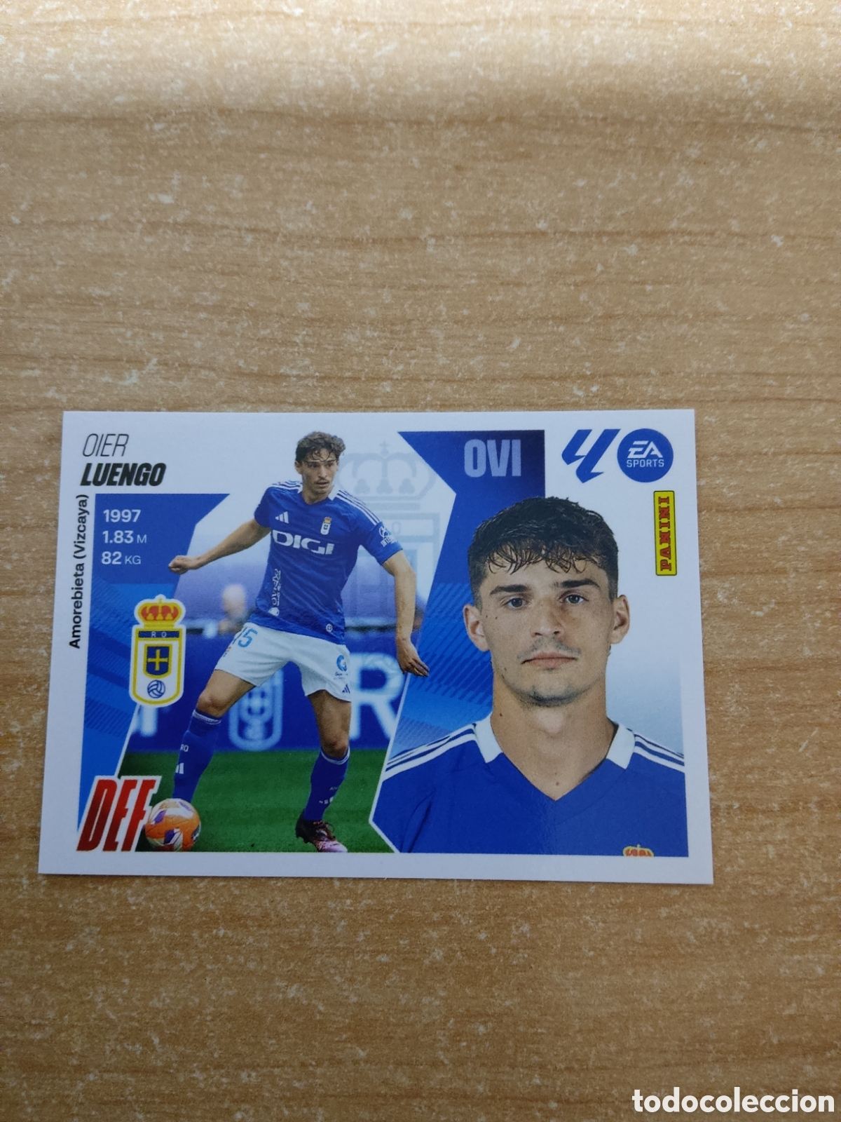 Cromos de f&uacute;tbol: 7 LUENGO REAL OVIEDO LIGA ESTE 2025 2026