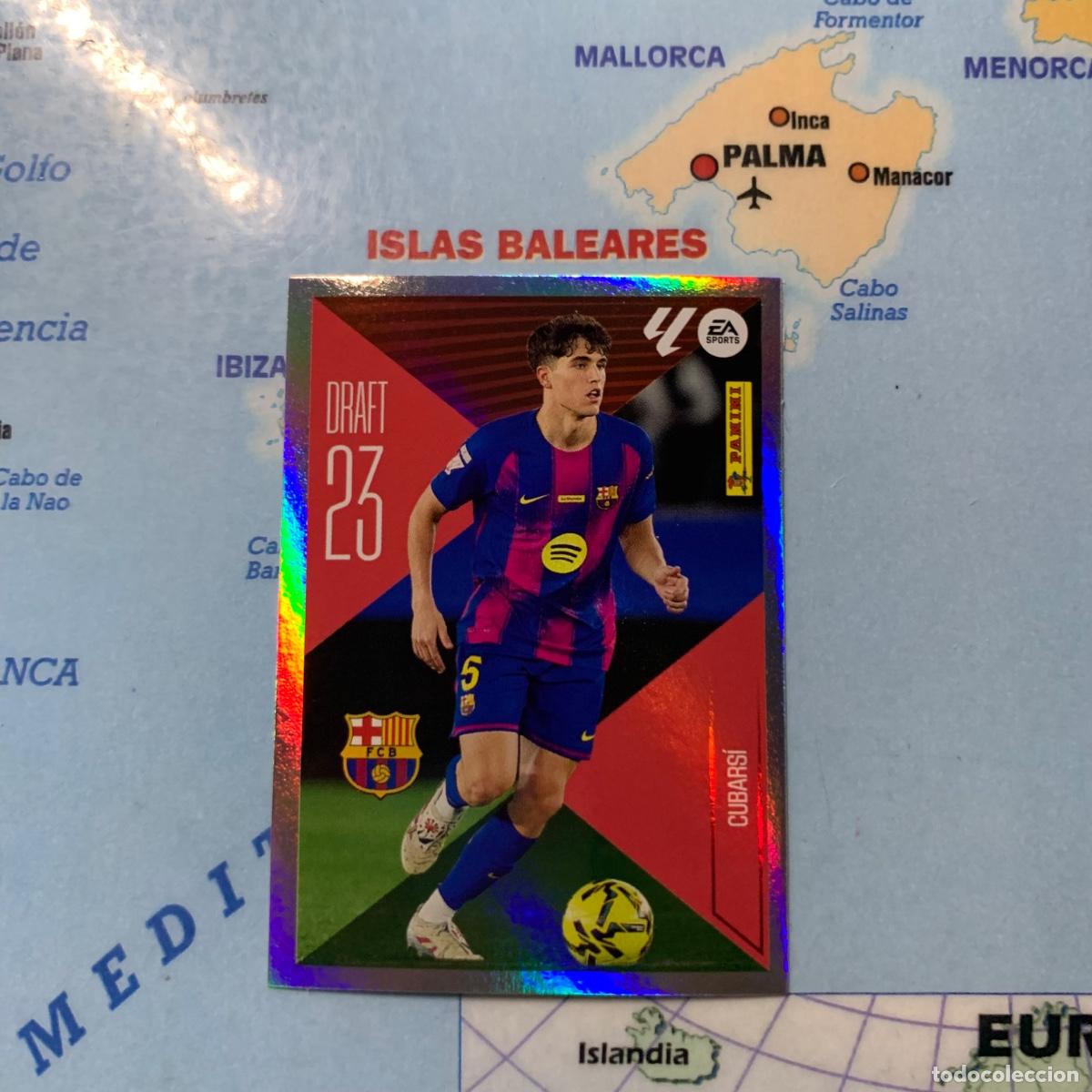 Cromos de f&uacute;tbol: Cubarsi draft 23 n&uacute;mero 6 Del Barcelona cromo de la liga este 26-27 2026-2027
