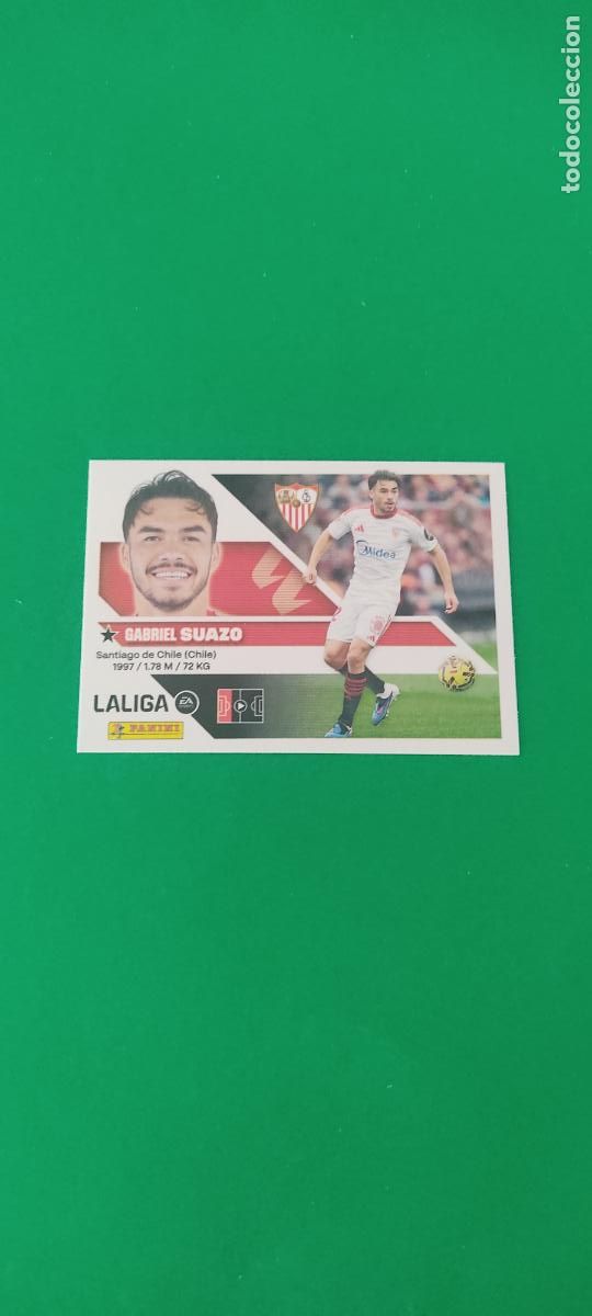 Cromos de f&uacute;tbol: CROMO FUTBOL SUAZO SEVILLA F.C. SIN PEGAR N&ordm; 10 LIGA ESTE 2026-2027/26-27 PANINI