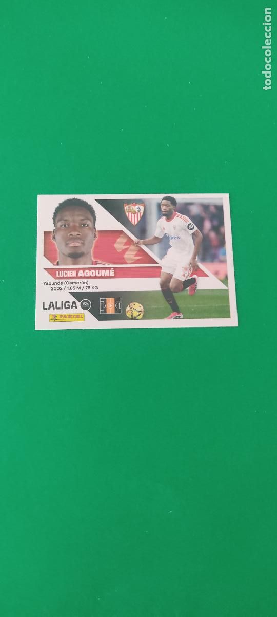 Cromos de f&uacute;tbol: CROMO FUTBOL AGOUME SEVILLA F.C. SIN PEGAR N&ordm; 12 LIGA ESTE 2026-2027/26-27 PANINI
