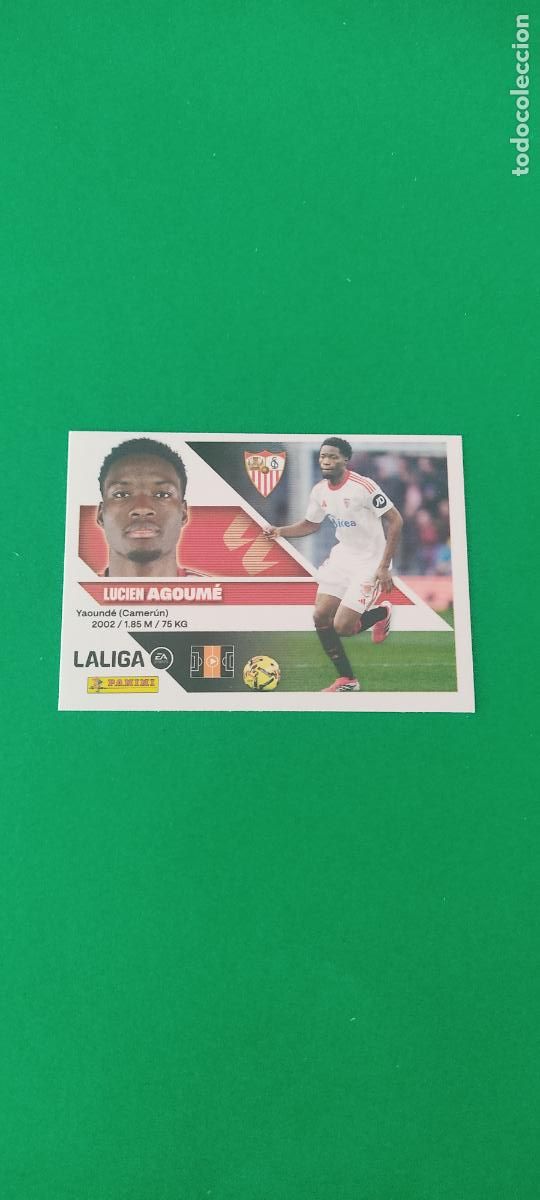 Cromos de f&uacute;tbol: CROMO FUTBOL AGOUME SEVILLA F.C. SIN PEGAR N&ordm; 12 LIGA ESTE 2026-2027/26-27 PANINI
