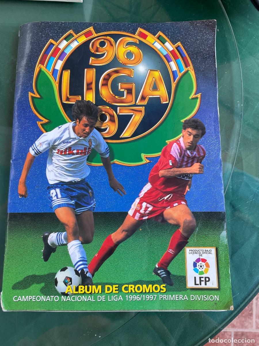 Cromos de f&uacute;tbol: &Aacute;lbum de cromos de f&uacute;tbol liga 1996/1997