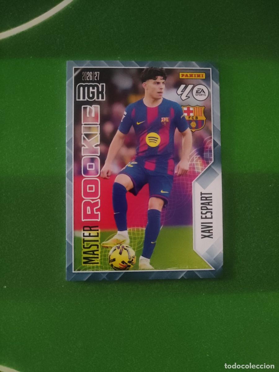 Cromos de f&uacute;tbol: Xavi Espart Barcelona Master Rookie Megacracks 2026/27 26/27