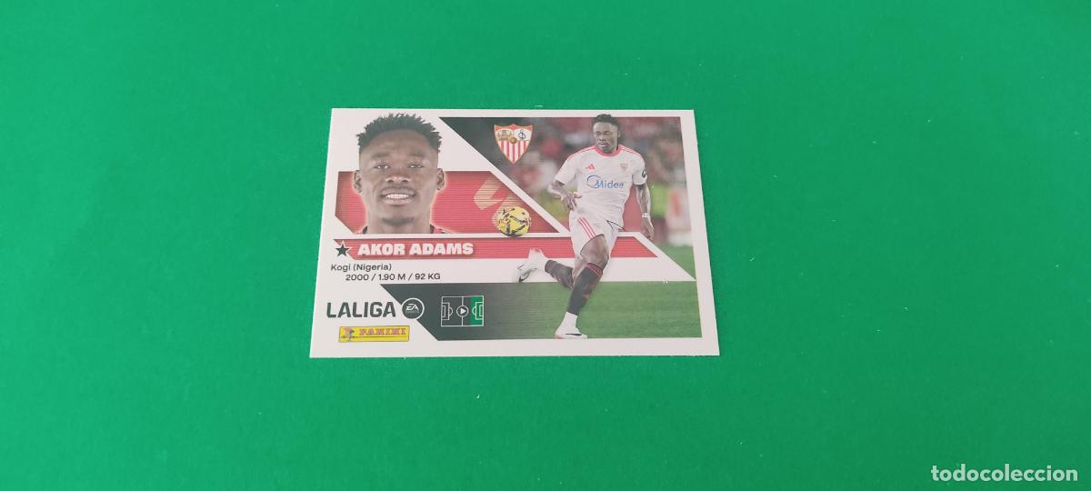 Cromos de f&uacute;tbol: CROMO FUTBOL AKOR ADAMS SEVILLA F.C. SIN PEGAR N&ordm; 19 LIGA ESTE 2026-2027/26-27 PANINI