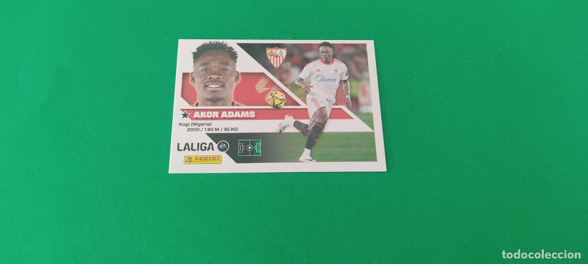 Cromos de f&uacute;tbol: CROMO FUTBOL AKOR ADAMS SEVILLA F.C. SIN PEGAR N&ordm; 19 LIGA ESTE 2026-2027/26-27 PANINI