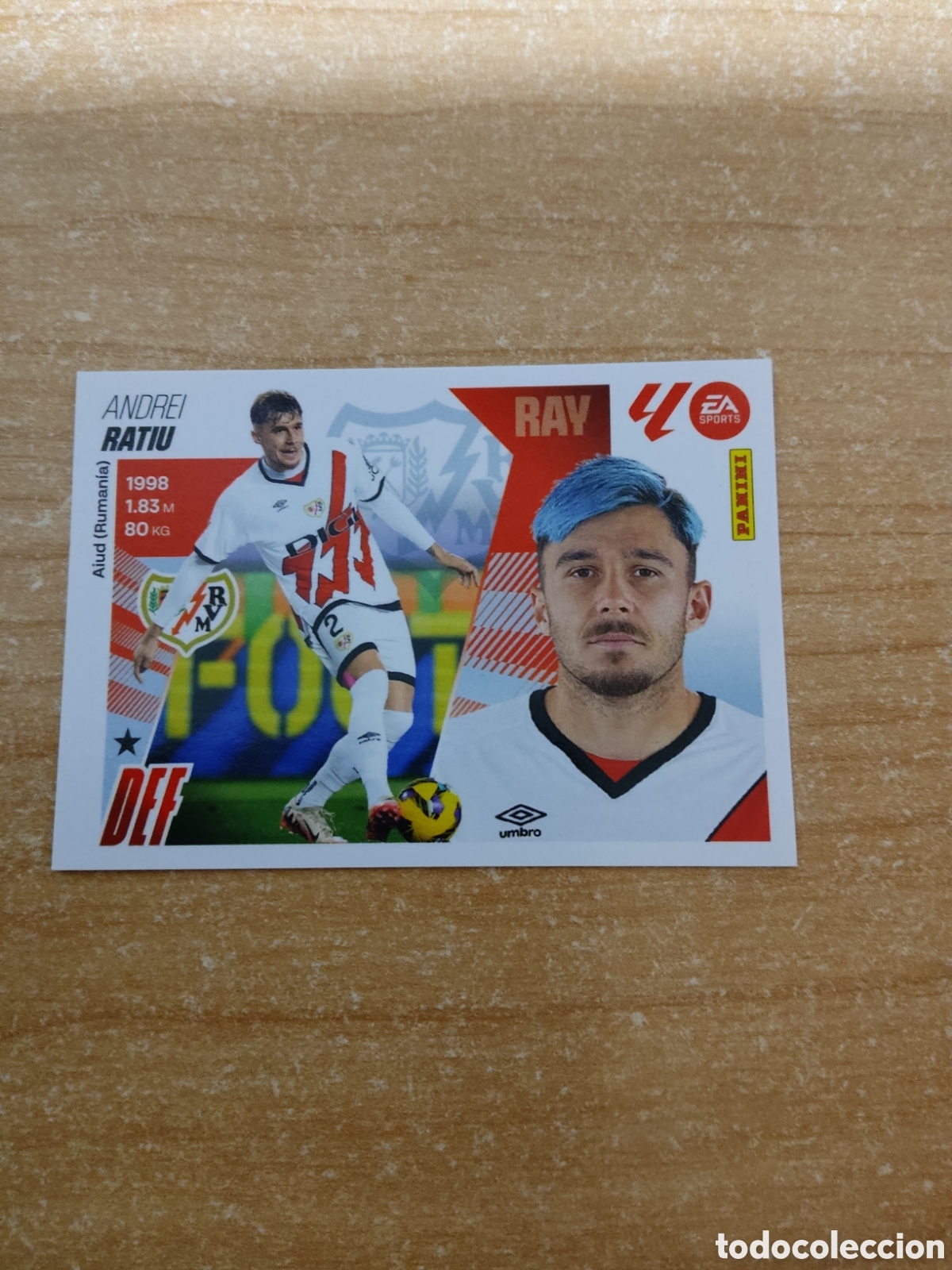Cromos de f&uacute;tbol: 6 RATIU RAYO VALLECANO LIGA ESTE 2025 2026