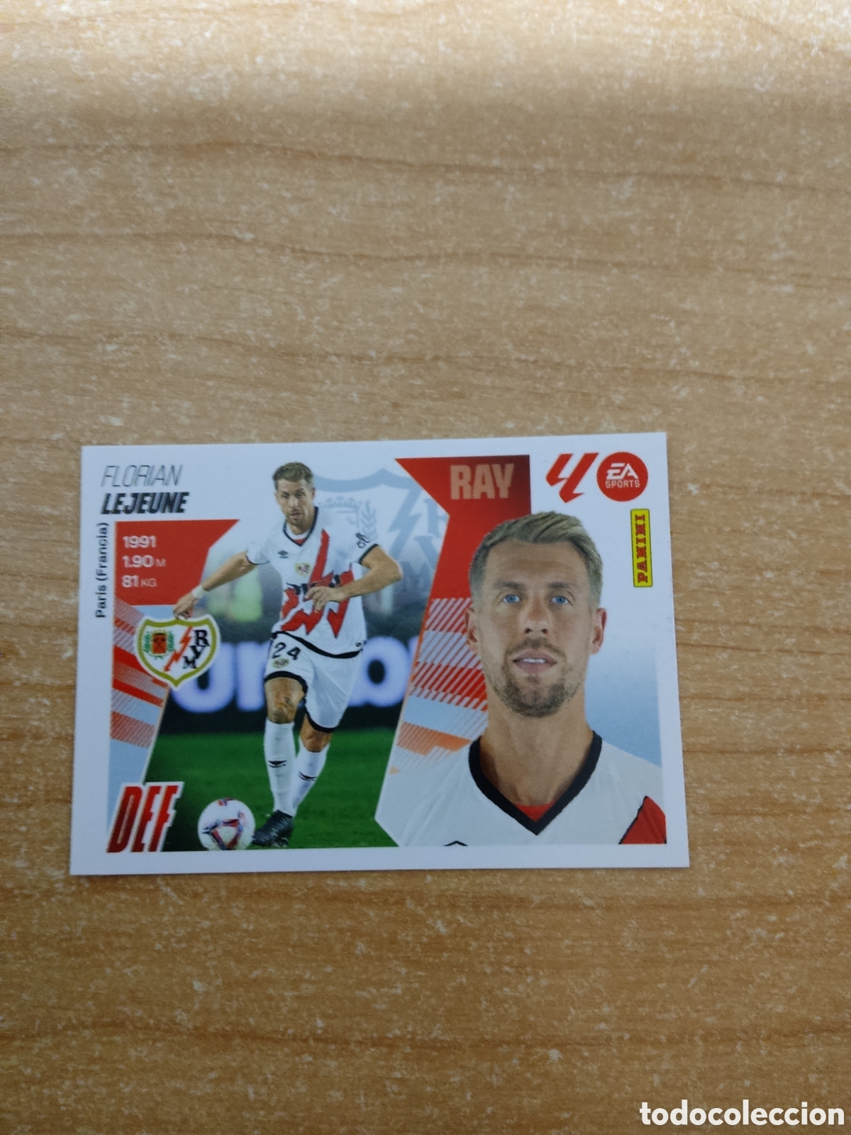 Cromos de f&uacute;tbol: 7 LEJEUNE RAYO VALLECANO LIGA ESTE 2025 2026