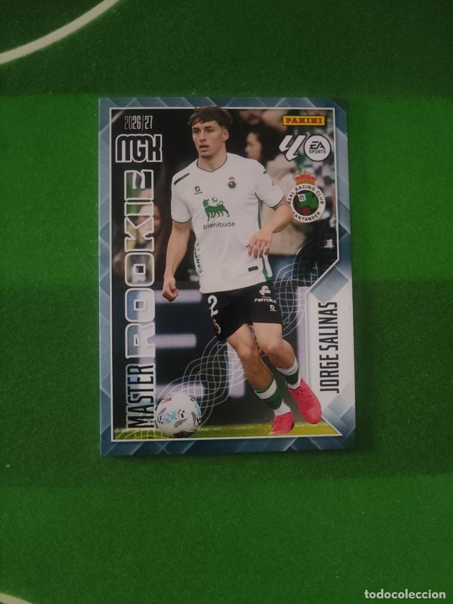 Cromos de f&uacute;tbol: 414 Jorge Salinas Racing de Santander Master Rookie Megacracks 2026/27 26/27