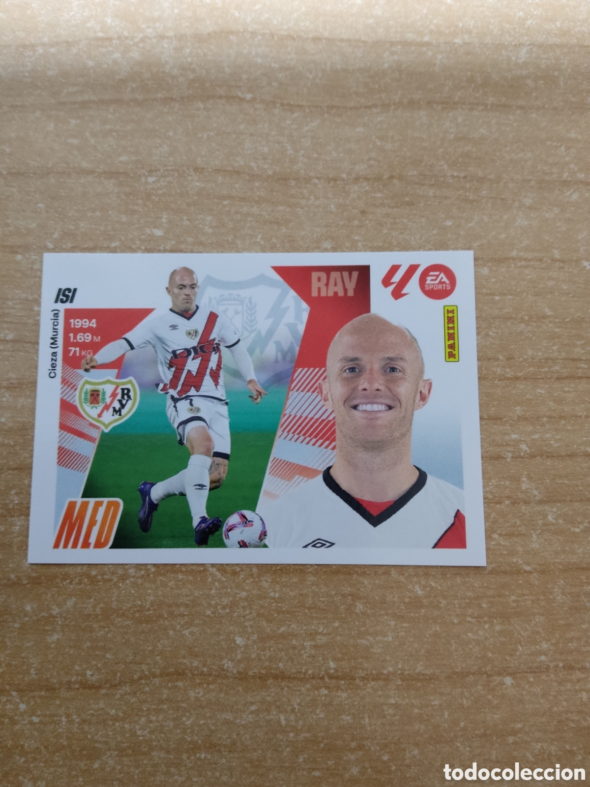 Cromos de f&uacute;tbol: 14 ISI RAYO VALLECANO LIGA ESTE 2025 2026