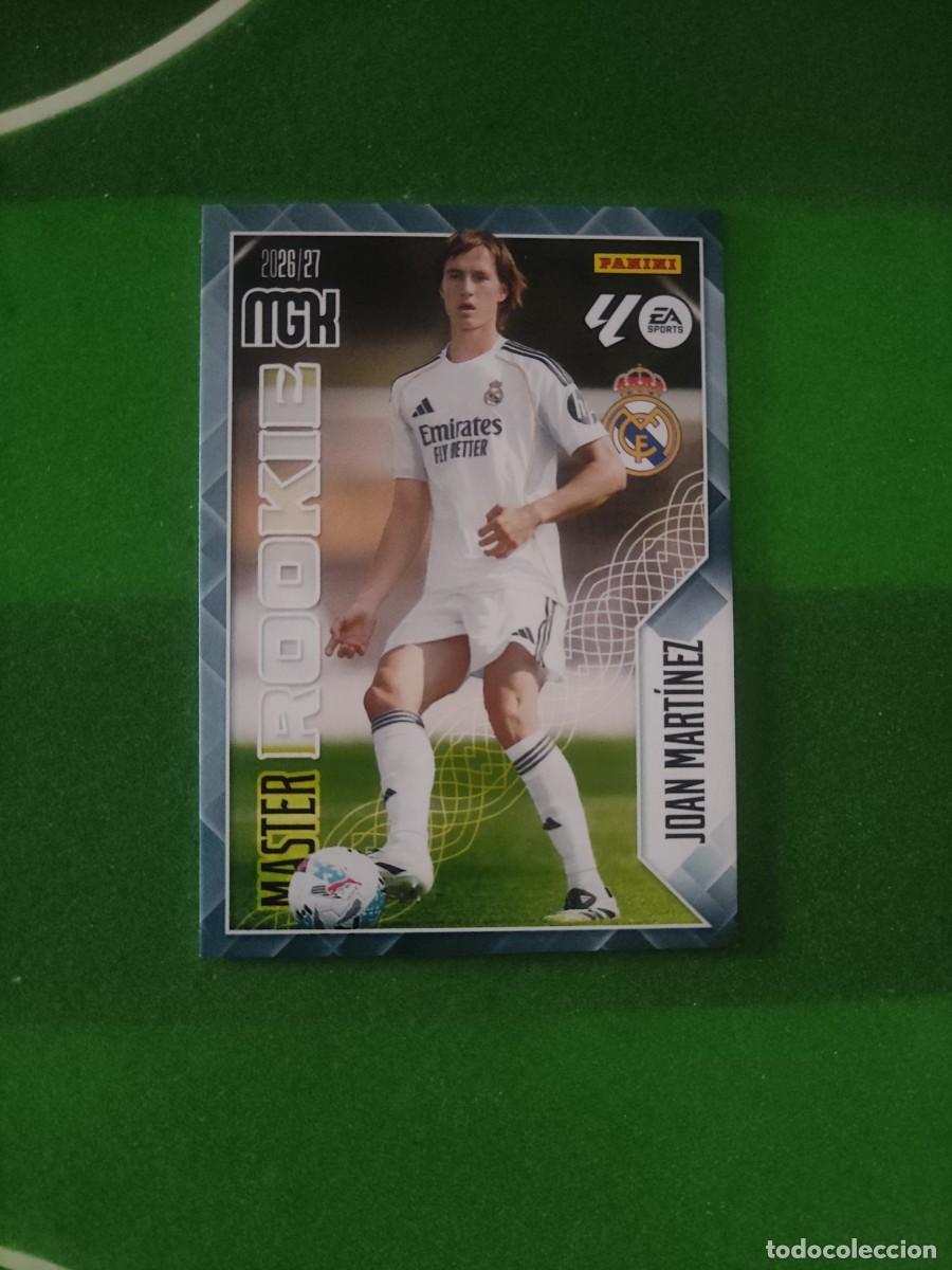 Cromos de f&uacute;tbol: 413 Joan Mart&iacute;nez Real Madrid Master Rookie Megacracks 2026/27 26/27