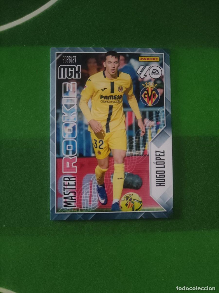 Football Stickers: 412 Hugo L&oacute;pez Villarreal Master Rookie Megacracks 2026/27 26/27