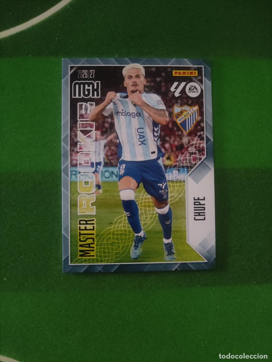 Cromos de f&uacute;tbol: 409 Chupe M&aacute;laga Master Rookie Megacracks 2026/27 26/27
