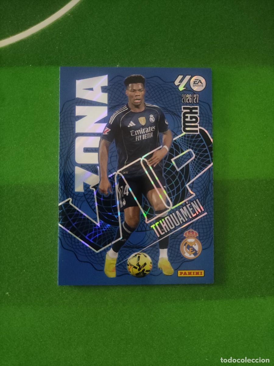 Cromos de f&uacute;tbol: 405 Tchouamen&iacute; Real Madrid Zona VIP Megacracks 2026/27 26/27