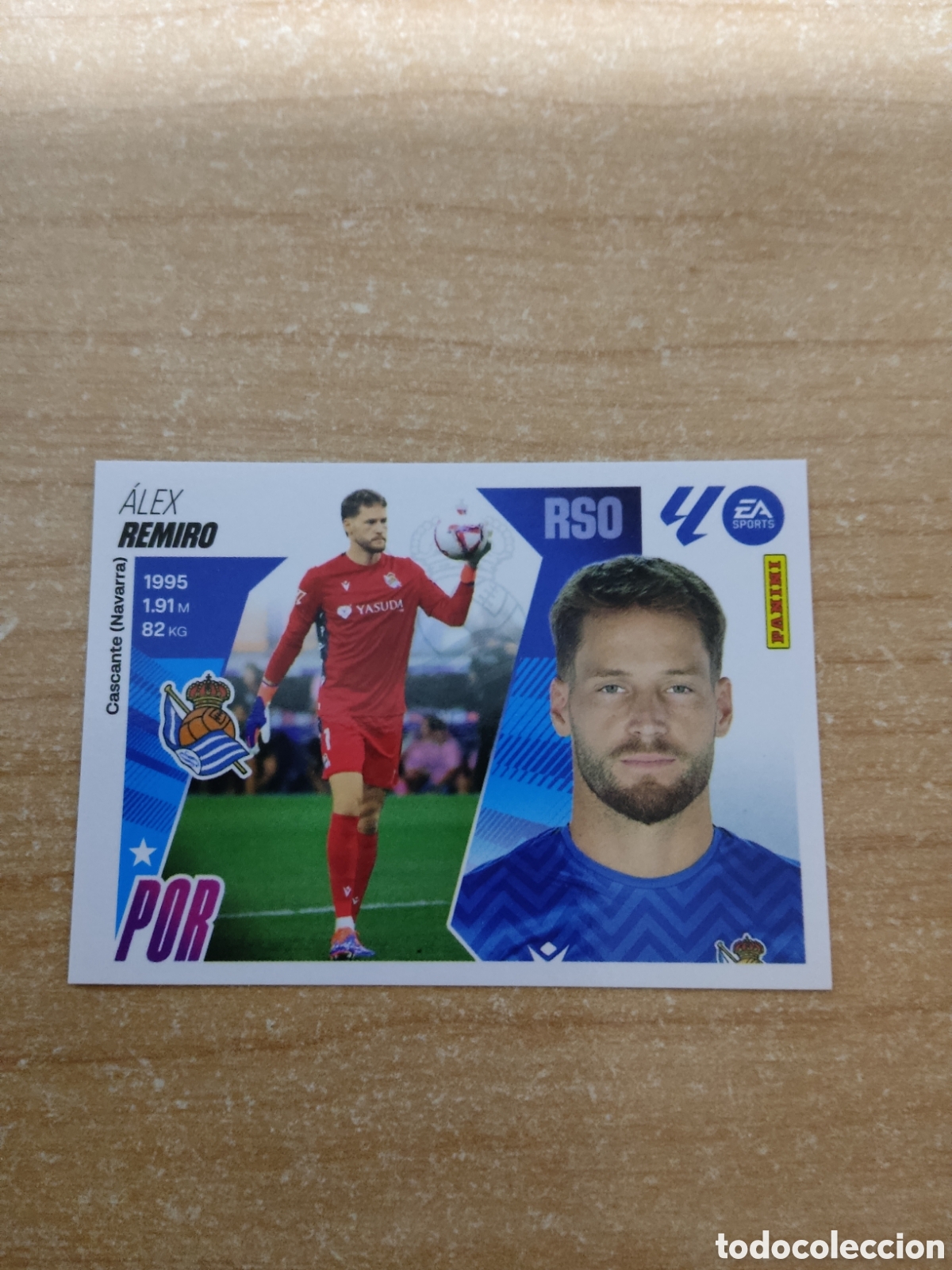 Cromos de f&uacute;tbol: 3 REMIRO REAL SOCIEDAD LIGA ESTE 2025 2026