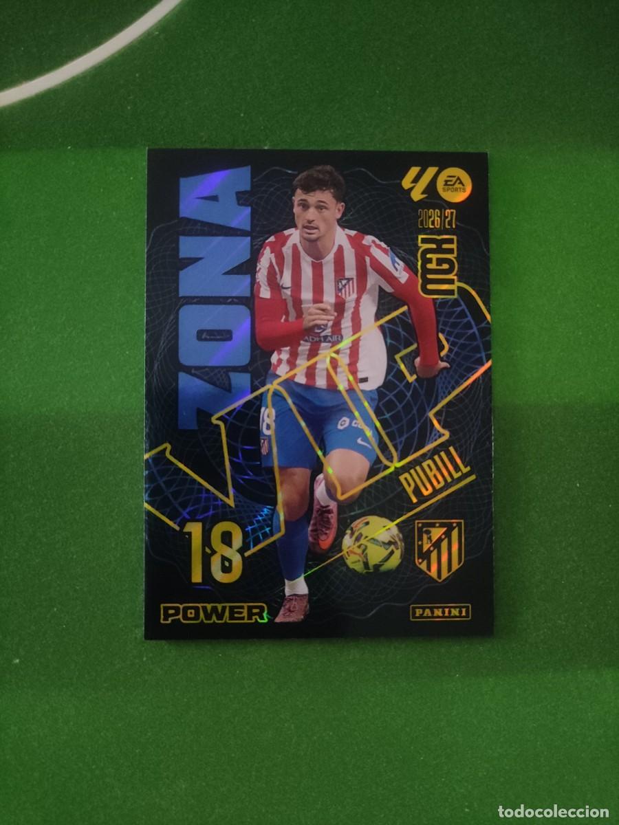 Cromos de f&uacute;tbol: 404 P Pubill Atl&eacute;tico de Madrid Zona VIP Power Megacracks 2026/27 26/27