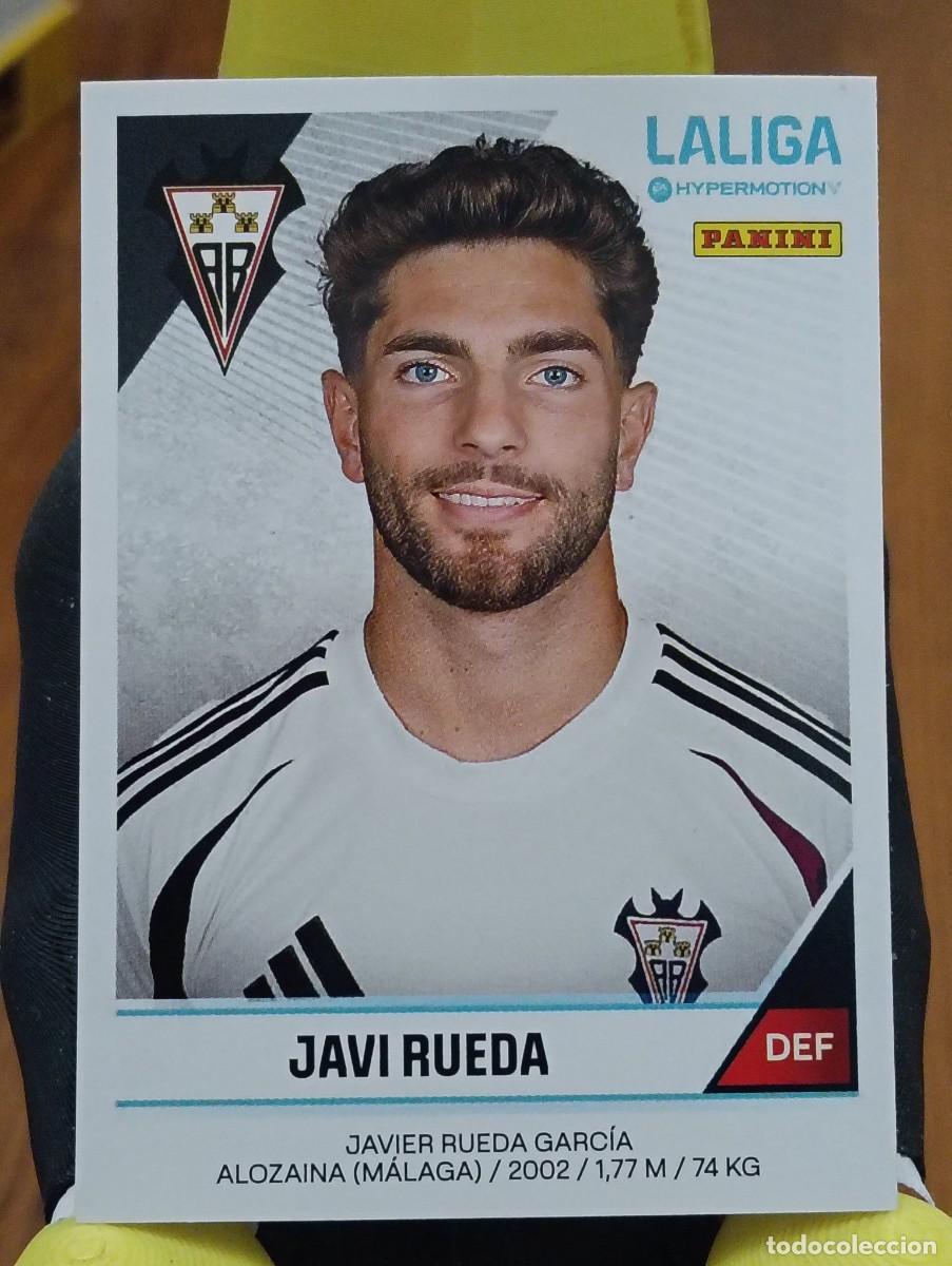 Cromos de f&uacute;tbol: Liga Hypermotion 24/25 - Javi Rueda - N&deg; 6b - Albacete