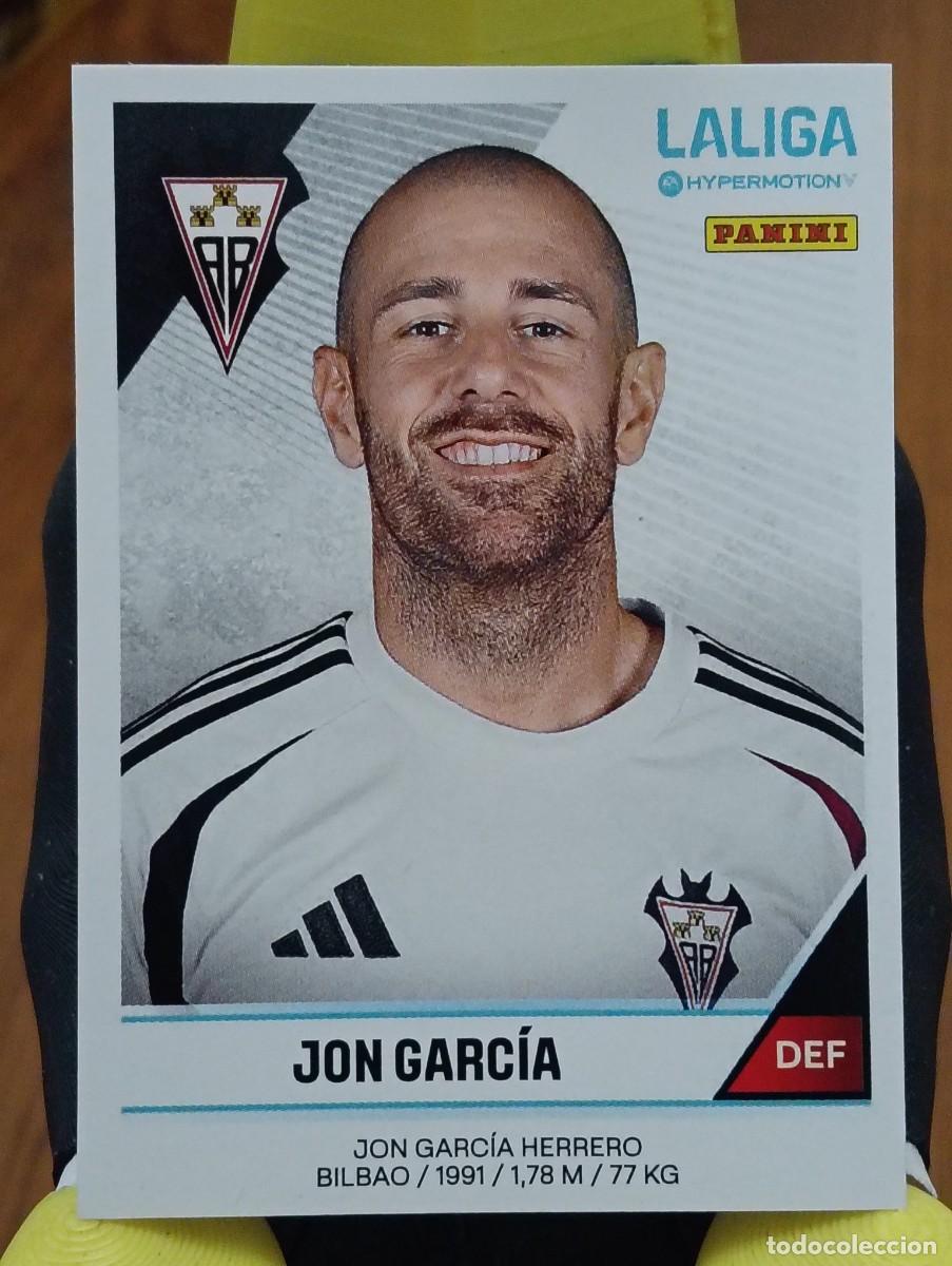Cromos de f&uacute;tbol: Liga Hypermotion 24/25 - Jon Garc&iacute;a - N&deg; 7 - Albacete