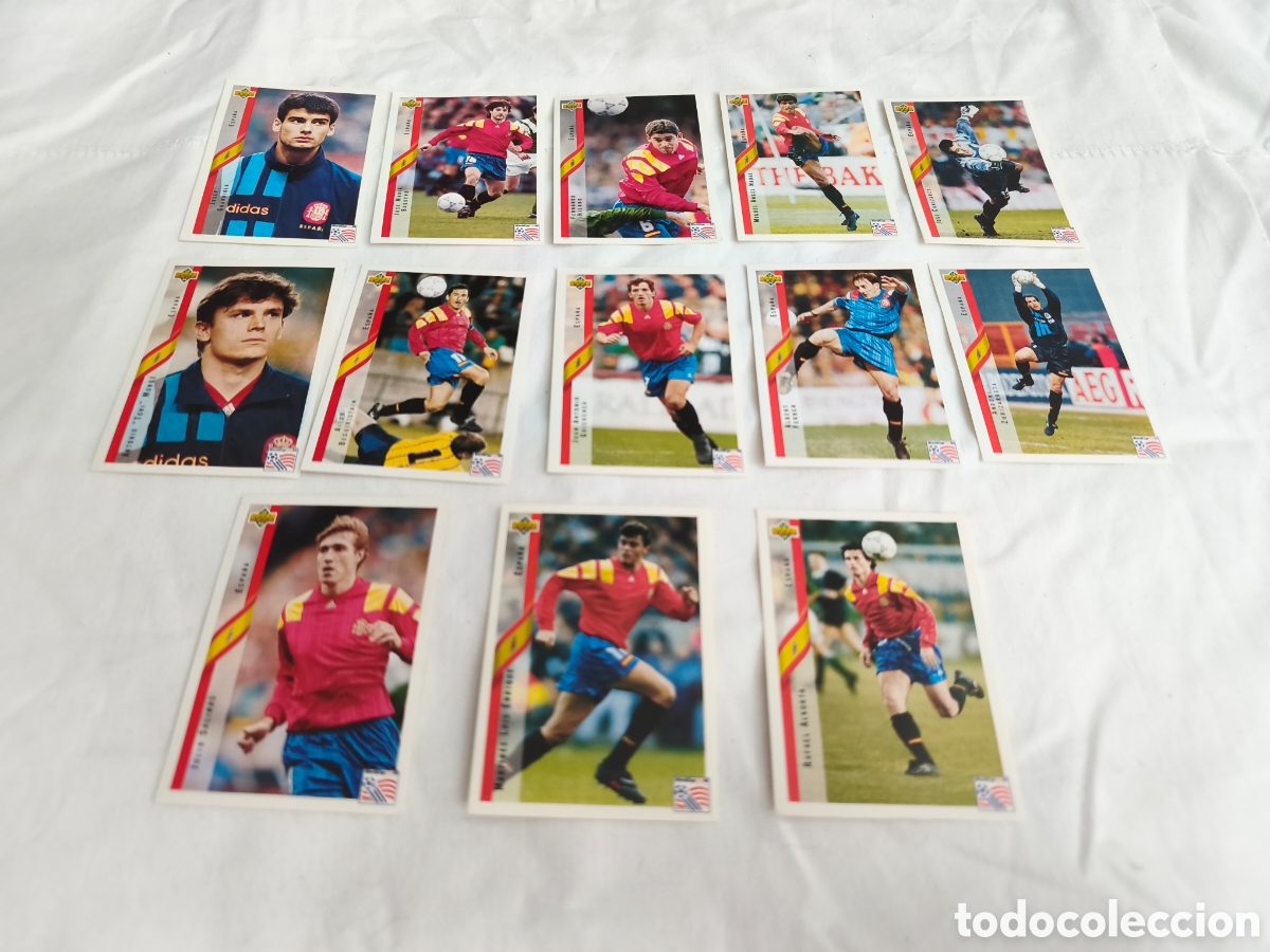 Cromos de f&uacute;tbol: Lote de cromos Worldcup USA 94 Upper Deck
