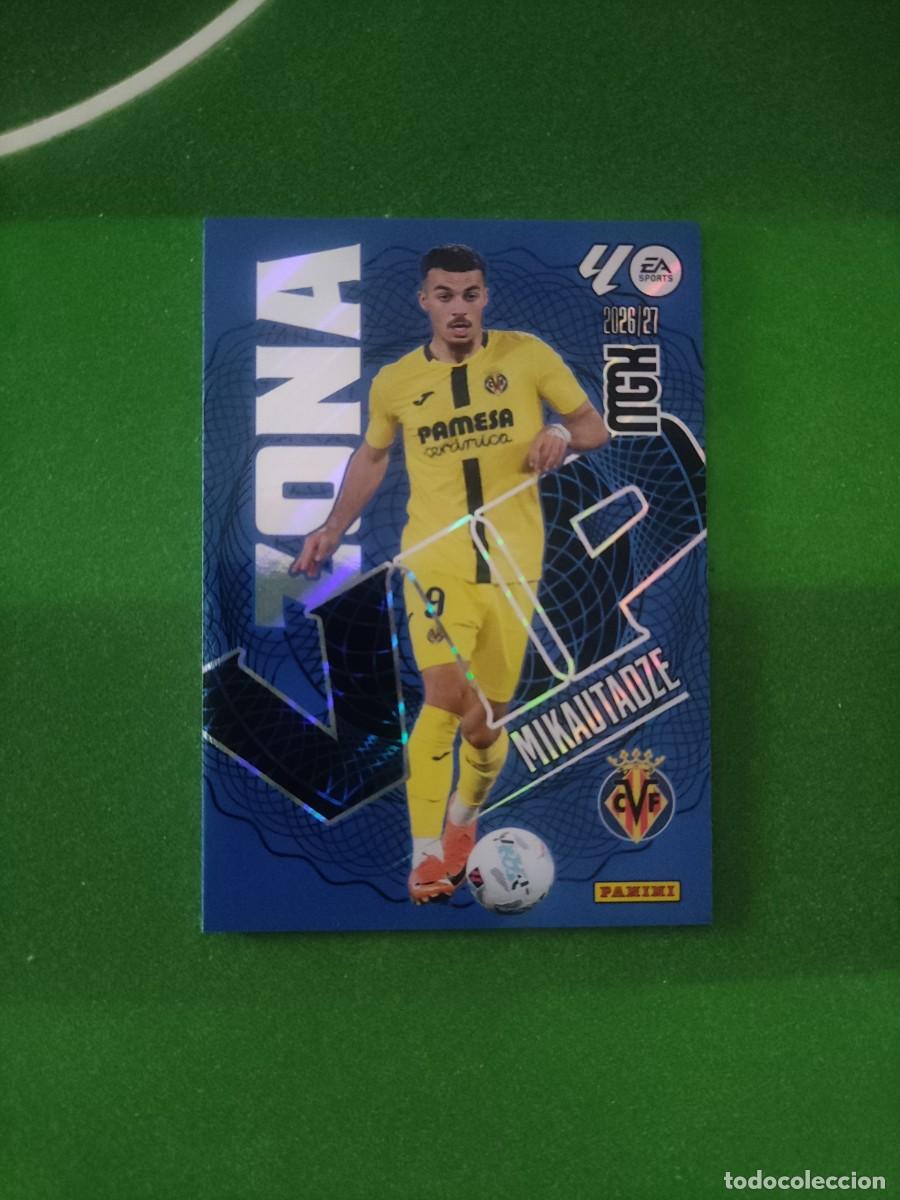 Cromos de f&uacute;tbol: 402 Mikautadze Villarreal Zona VIP Megacracks 2026/27 26/27