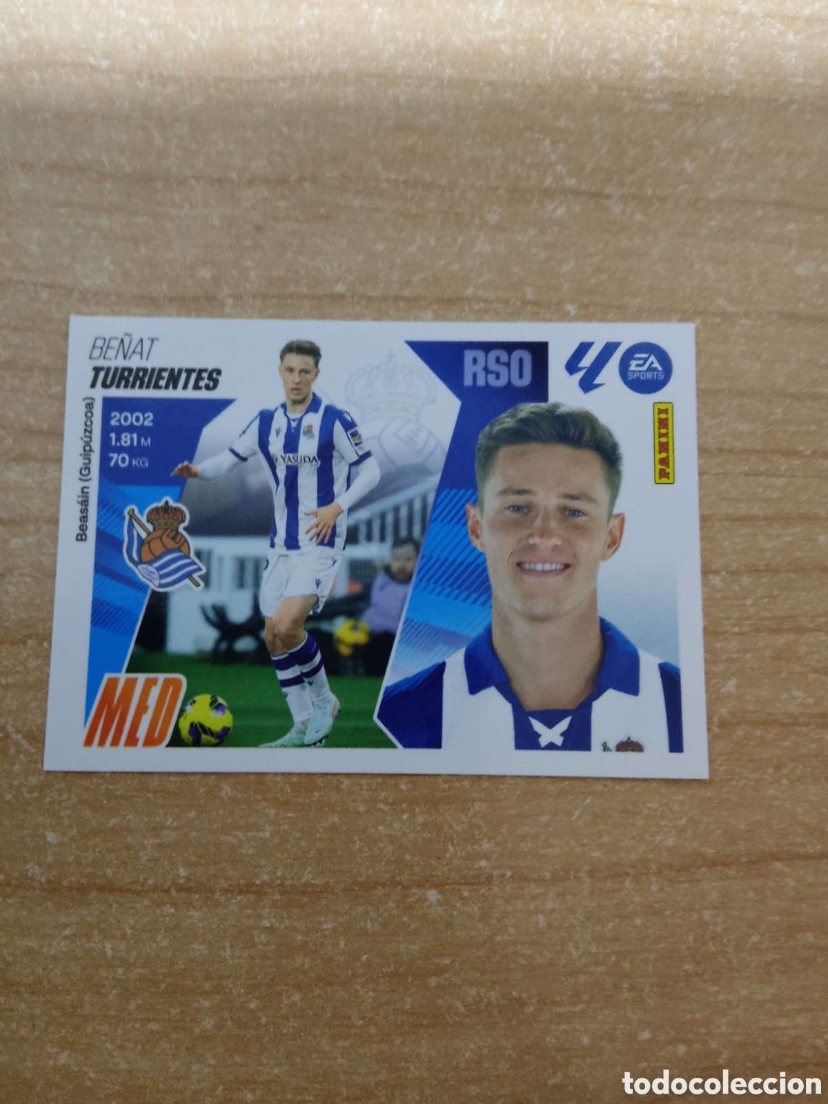 Cromos de f&uacute;tbol: 11 TURRIENTES REAL SOCIEDAD LIGA ESTE 2025 2026