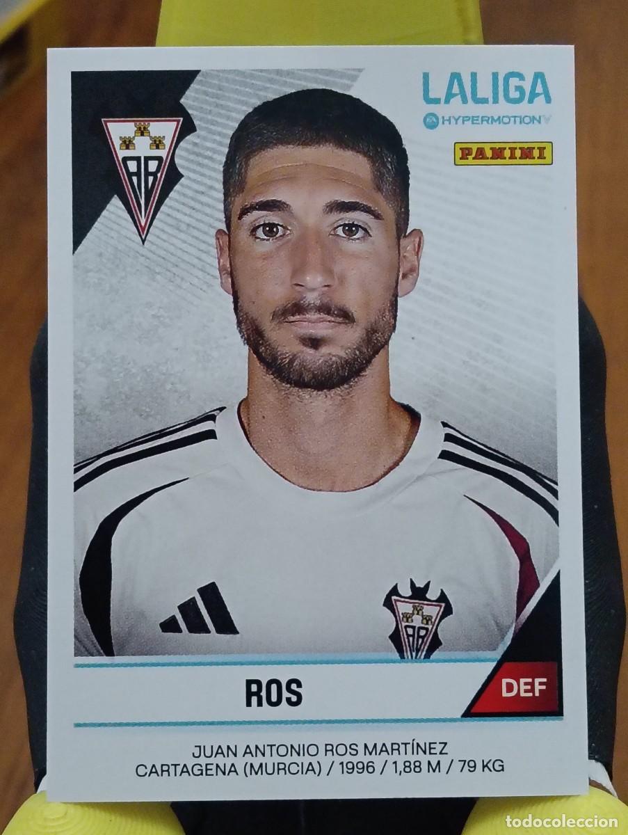 Cromos de f&uacute;tbol: Liga Hypermotion 24/25 - Ros - N&deg; 8 - Albacete